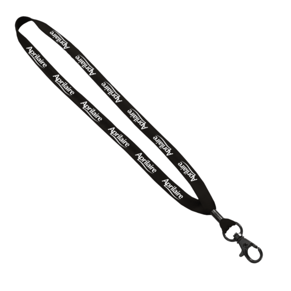 5/8" Polyester Shoelace Lanyard with Metal Crimp & Split-Ring 88
