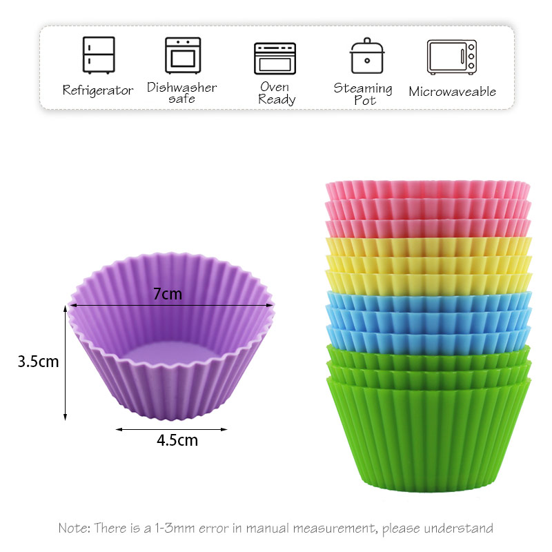Silicone Baking Cups Muffin Liners 4