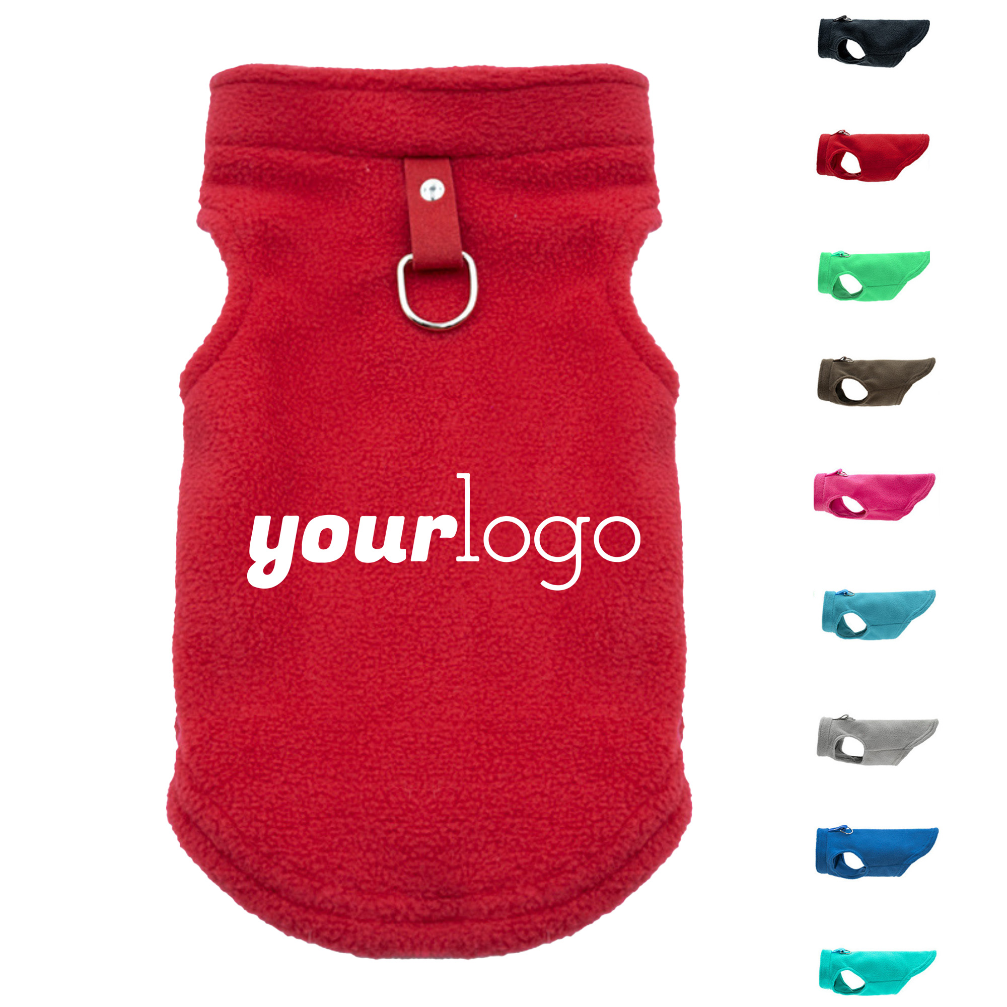 Thermal Fleece Dog Vest for Winter Comfort 9