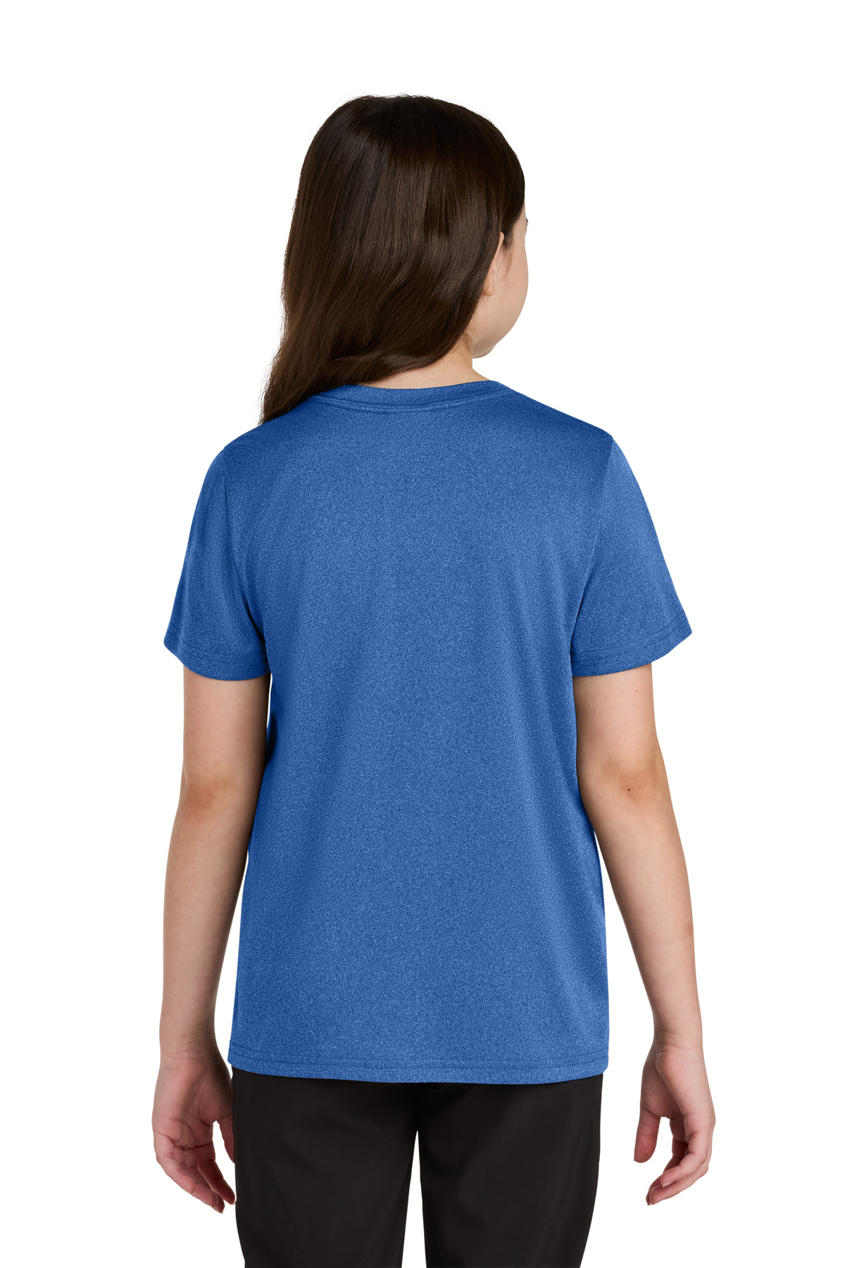 Port & Co Youth Heather Performance Tee PC390Y 7