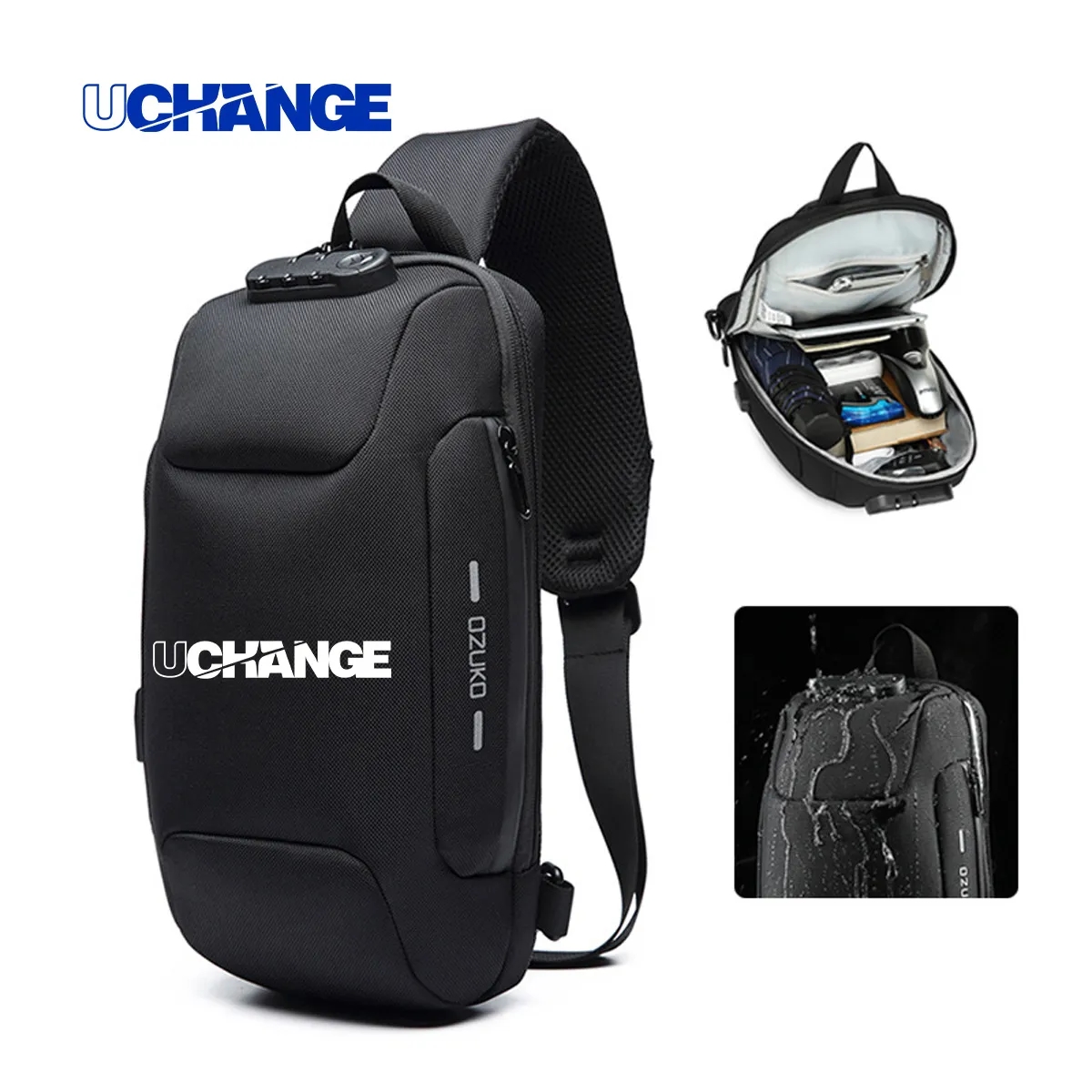 Anti-Theft Sling Bag With USB Charging Port 6