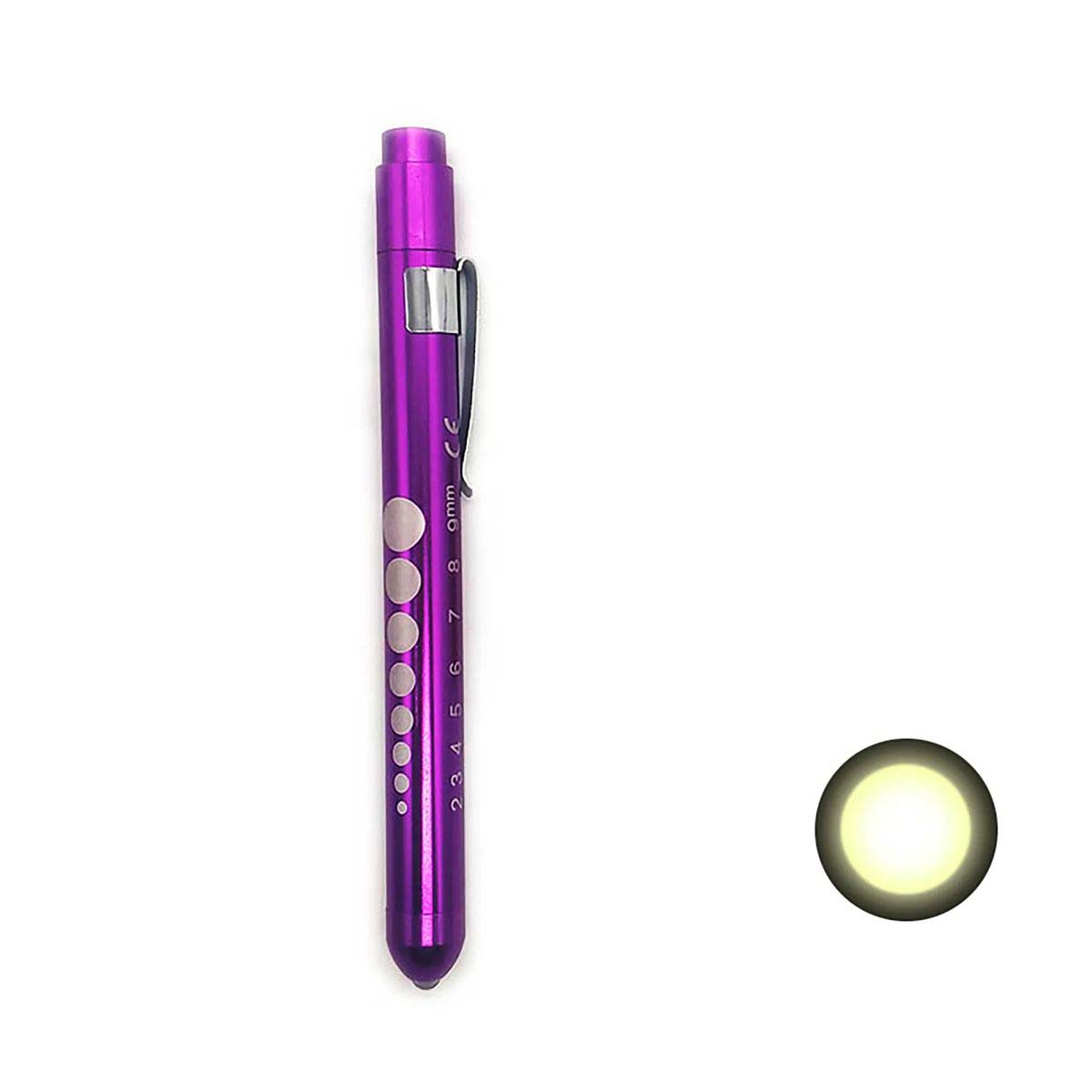 Compact LED Medical Penlight with Pocket Clip 7