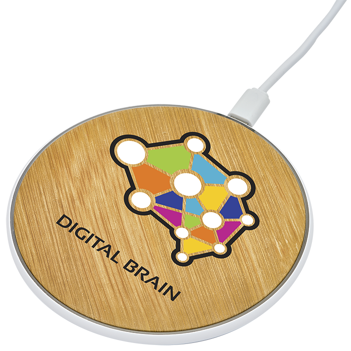 Bamboo Print Wireless Charger 12