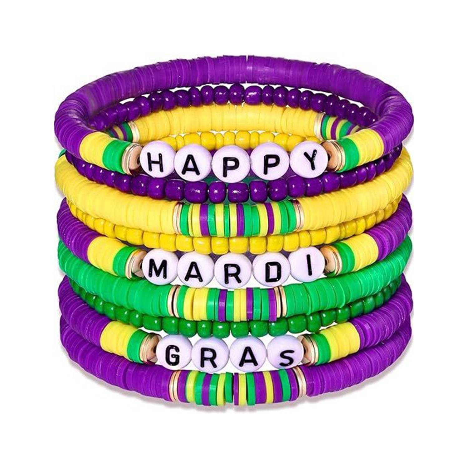 Plastic Purple elastic thread soft bracelet 9