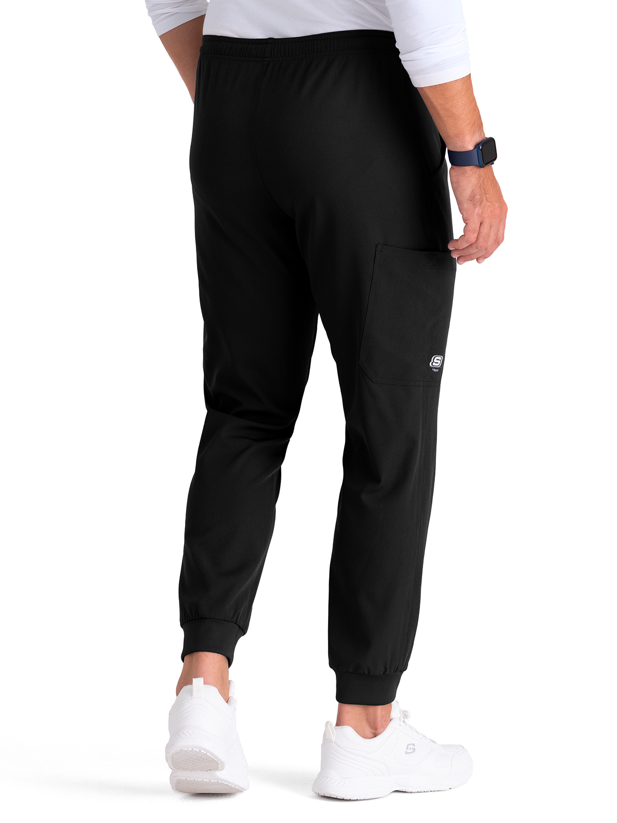 Skechers - Men's Three-Pocket Drawcord and Zip-Fly Structure Jogger Scrub Pant 6