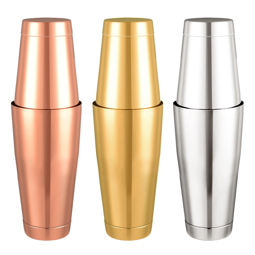 Custom Stainless Steel Cocktail Boston Shaker Set 6