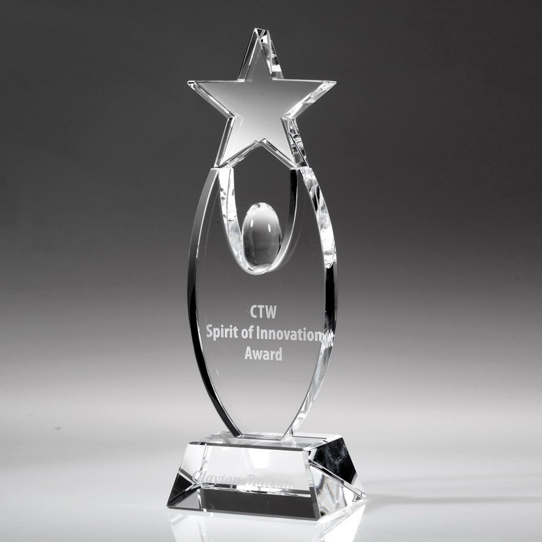10" Crystal Award-Inspirational Star_D673CA 2