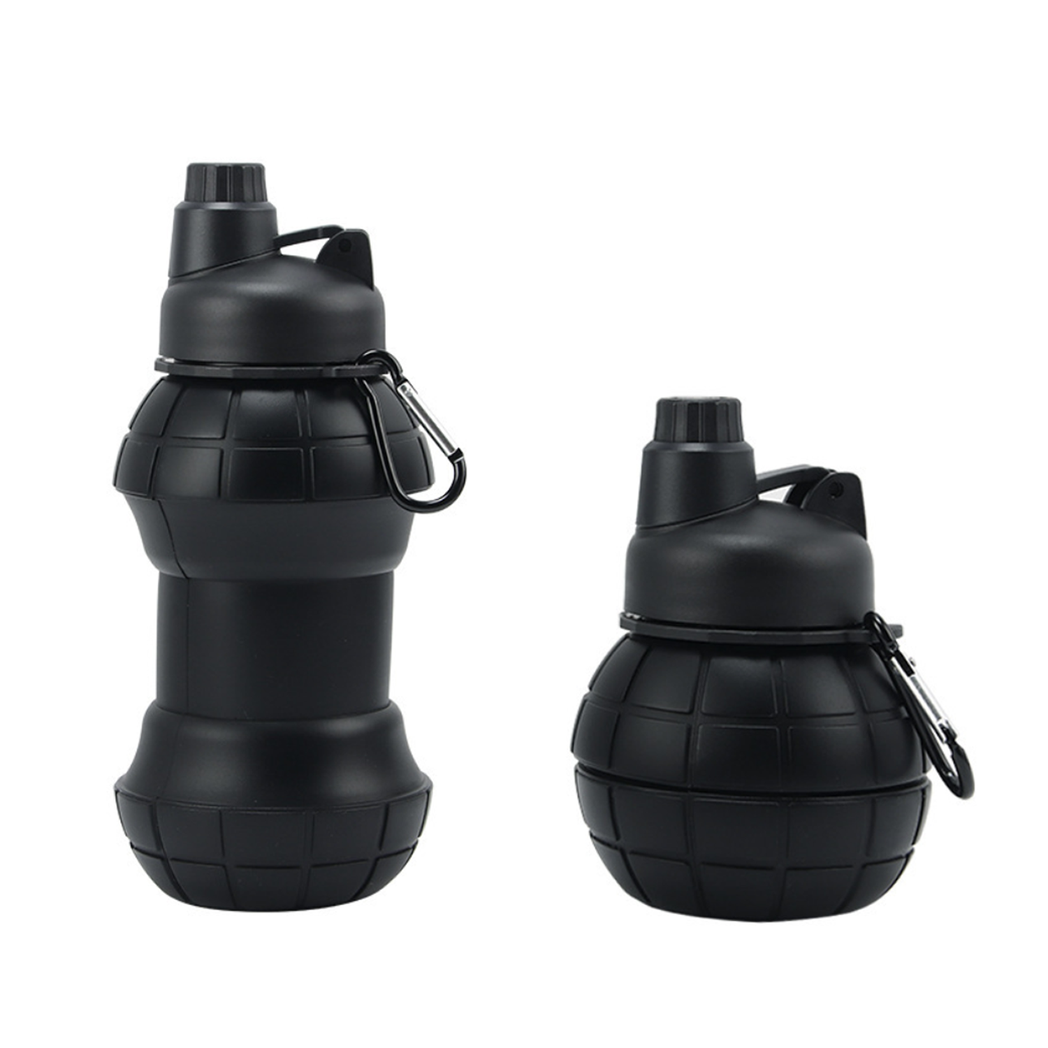 18oz Collapsible Travel Water Bottle Silicone Foldable Cup 10