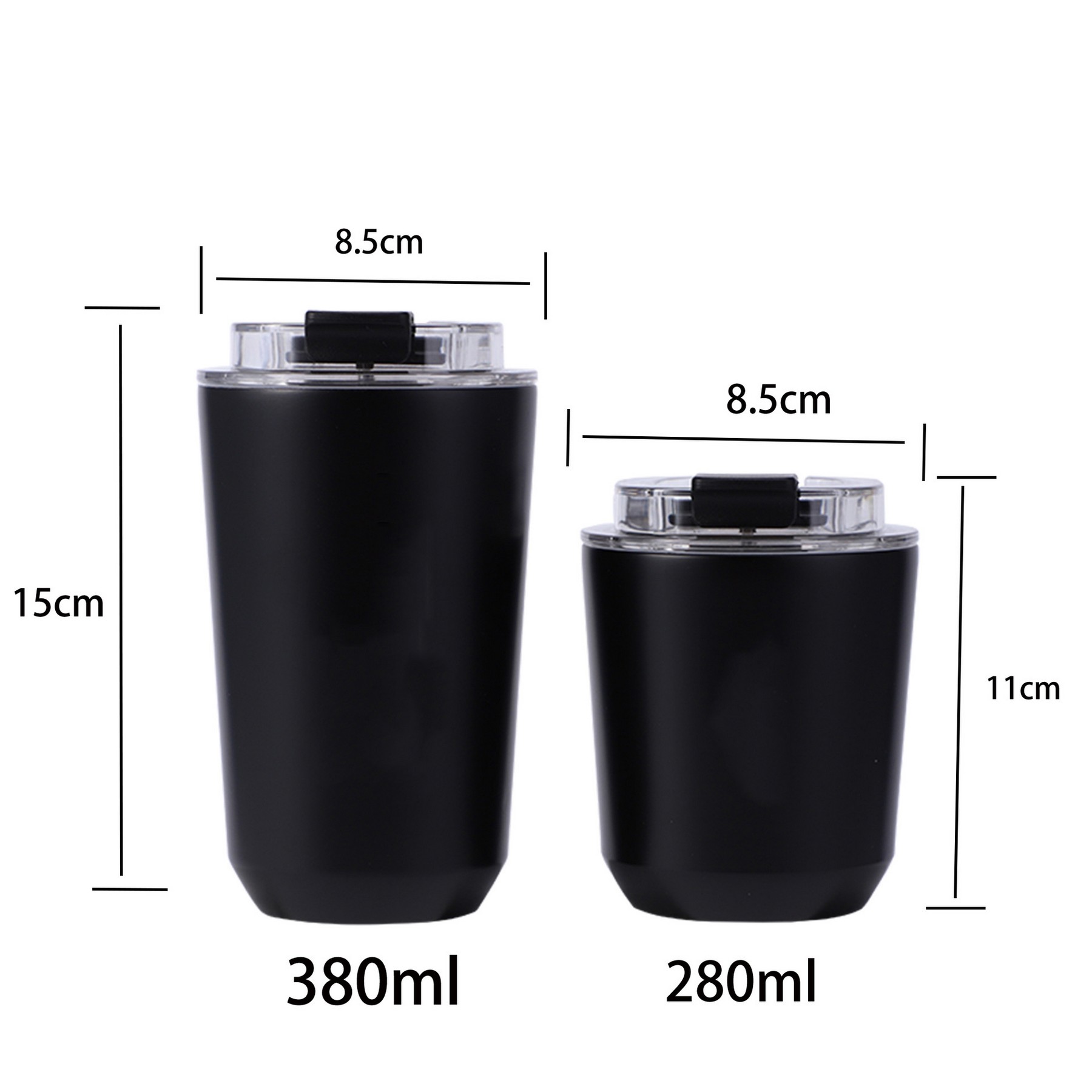 Vacuum Insulated Leakproof Travel Coffee Mug with Lid 2