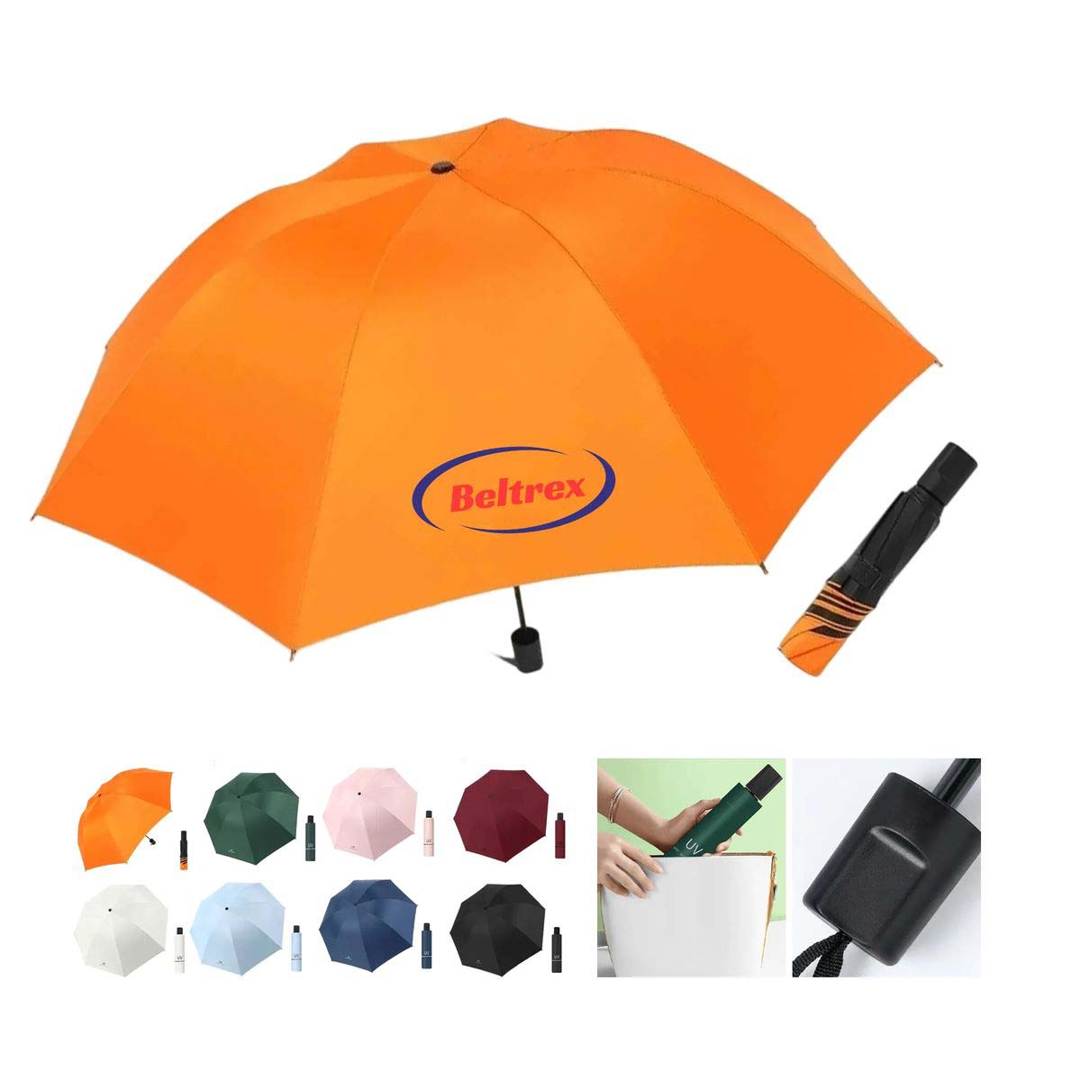 Sturdy Umbrella with Windproof 8 Rib Construction 3