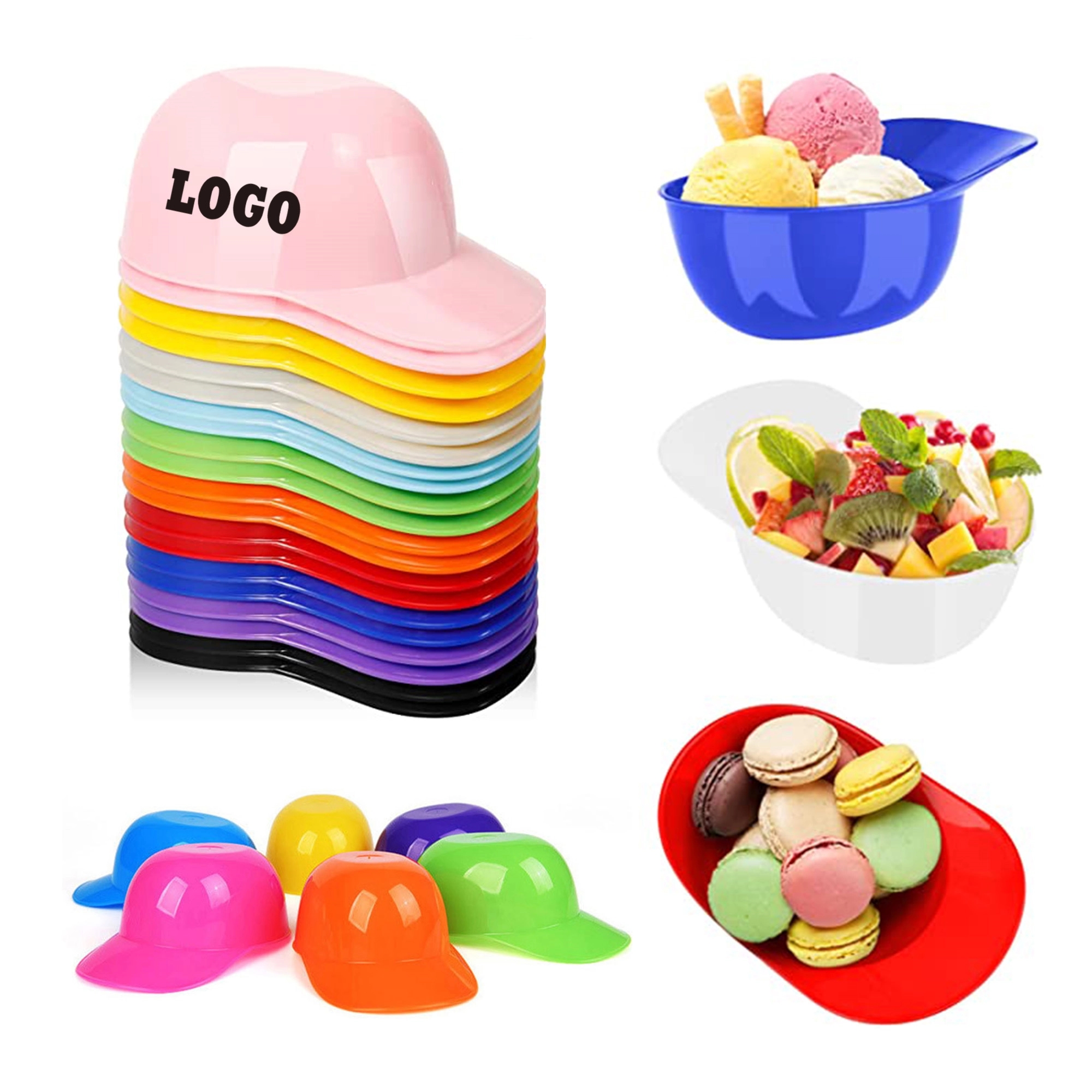 Ice Cream Baseball Helmet Bowls 4