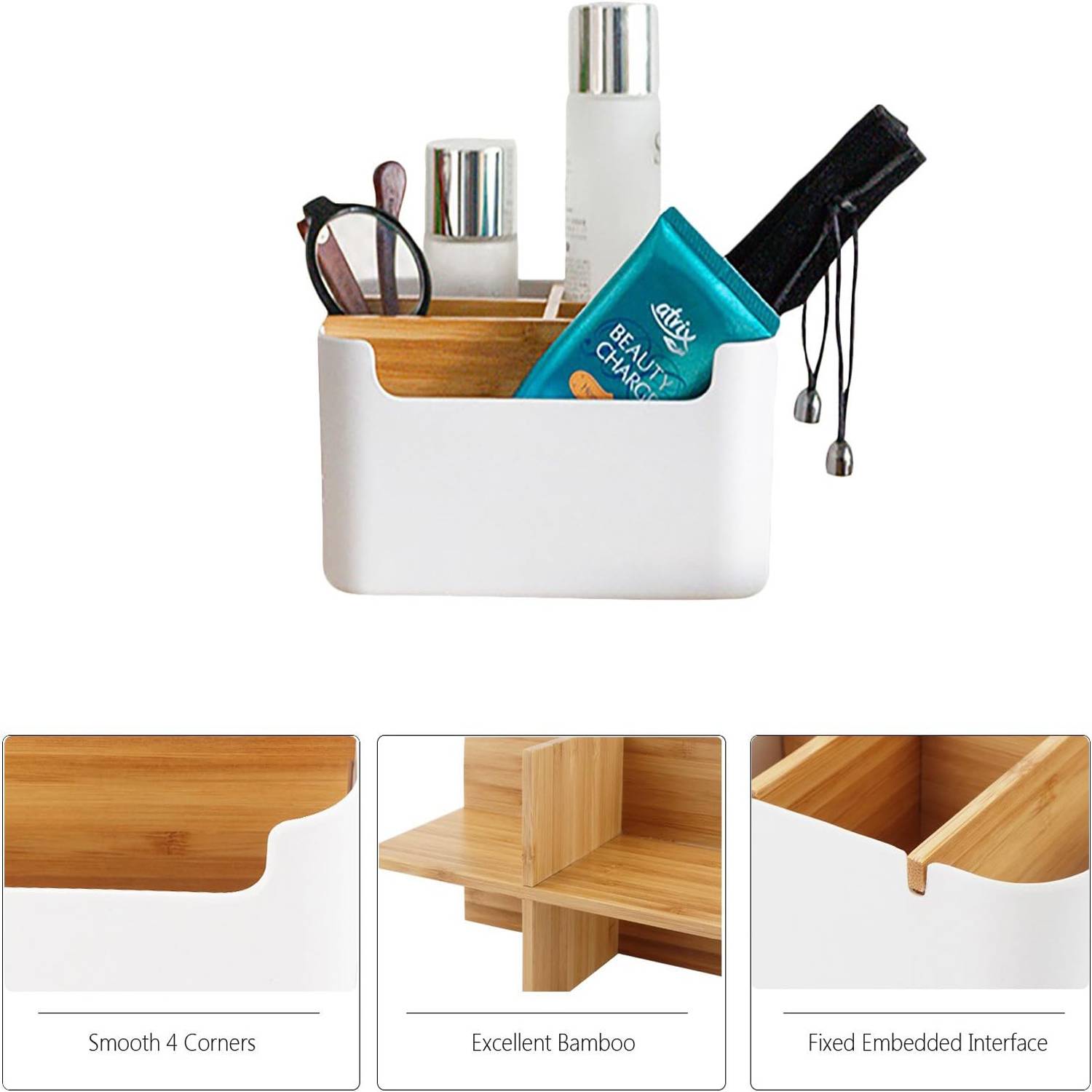 Bamboo Desk Organizer 6