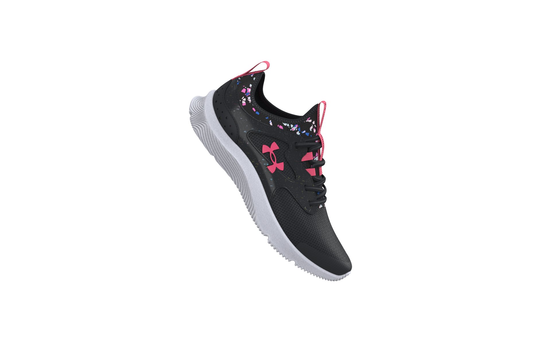 UA Infinity 2.0 AL Printed Girls' Pre-School Running Shoes, custom youth shirt with logo imprint 8