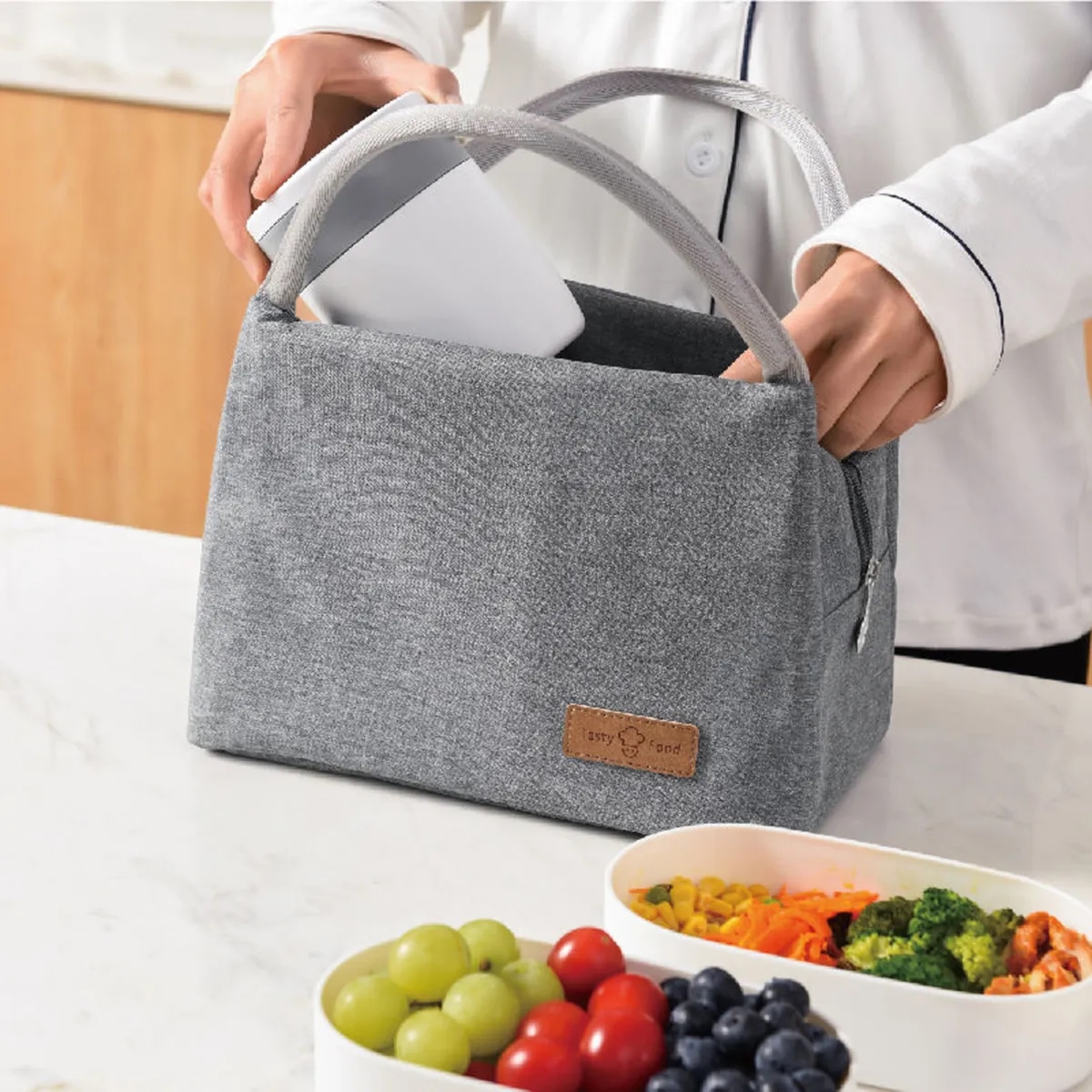 Reusable Cooler Lunch Box Food Container 3