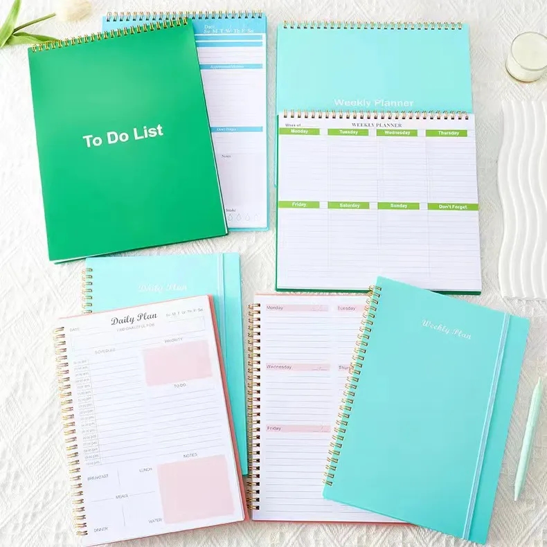 Custom Cross-border Amazon English Weekly/Daily Planner 3
