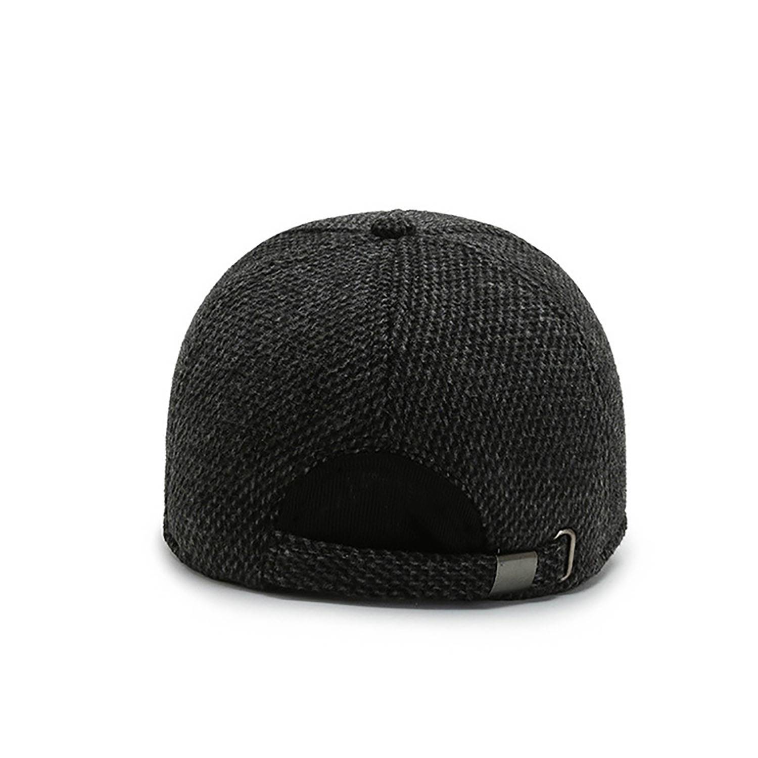 Men's Winter Warm Wool Baseball Cap 7