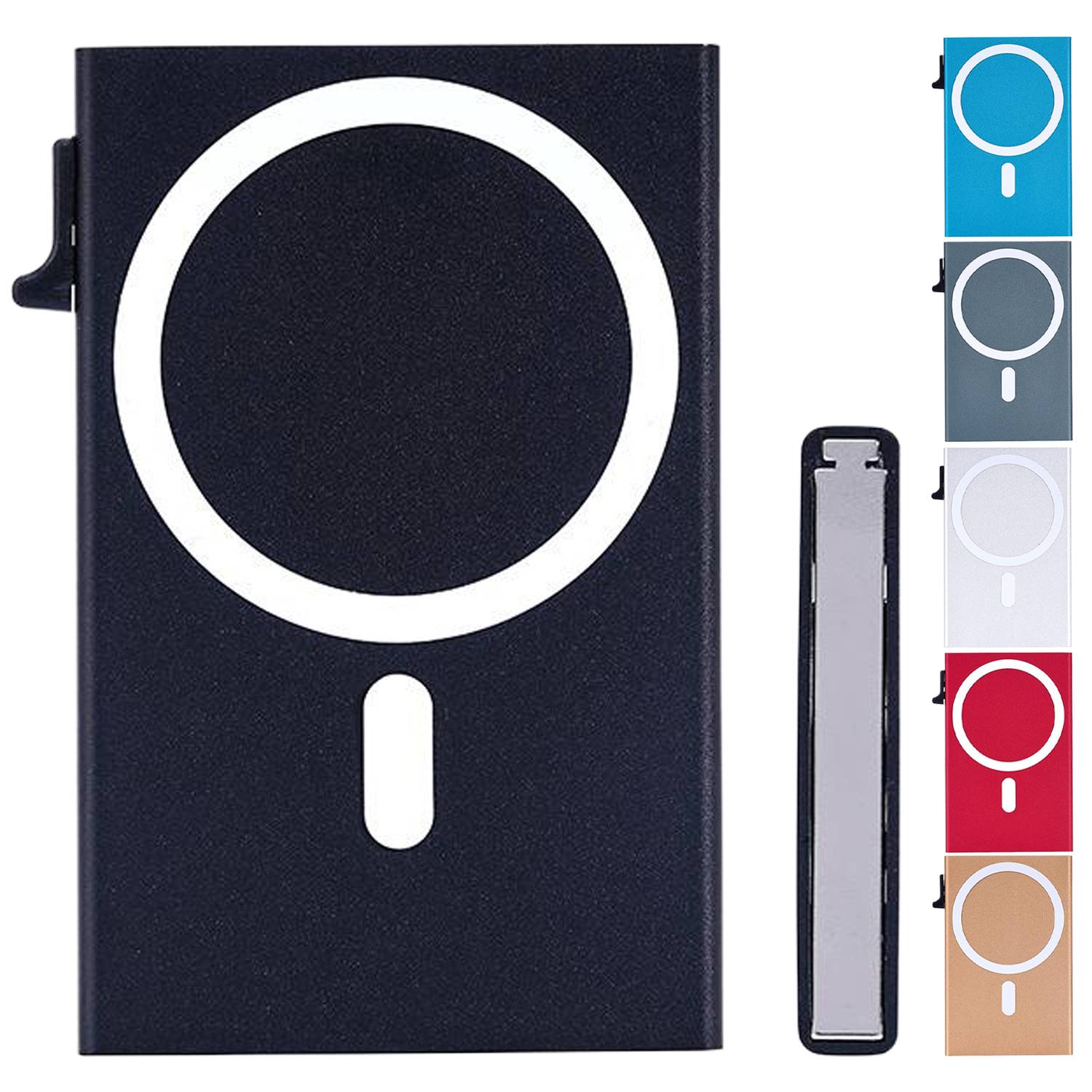 Aluminum Magnetic Phone Card Wallet 2