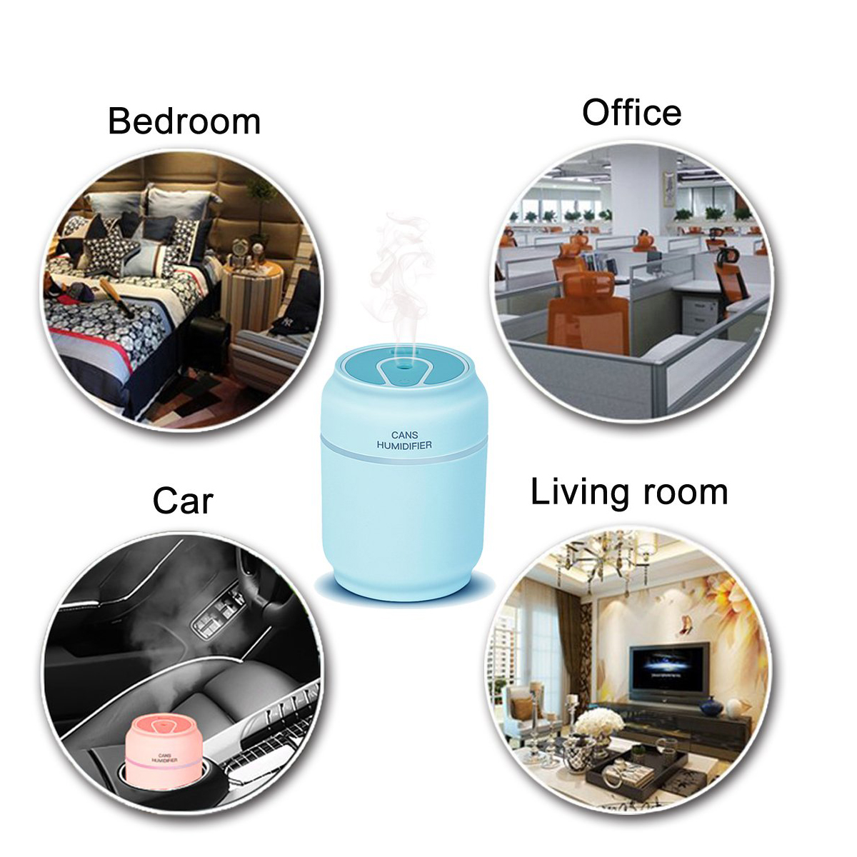 3 in 1 USB Mini Can Air Humidifier 2