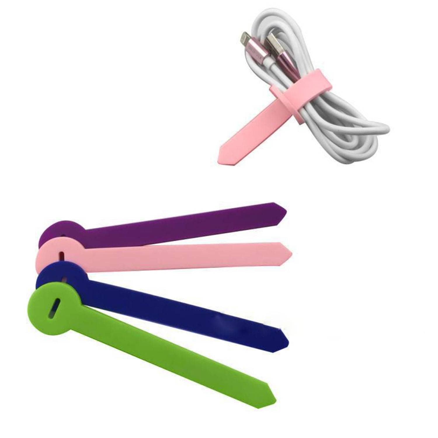 Silicone cable organizer data storage rope 5