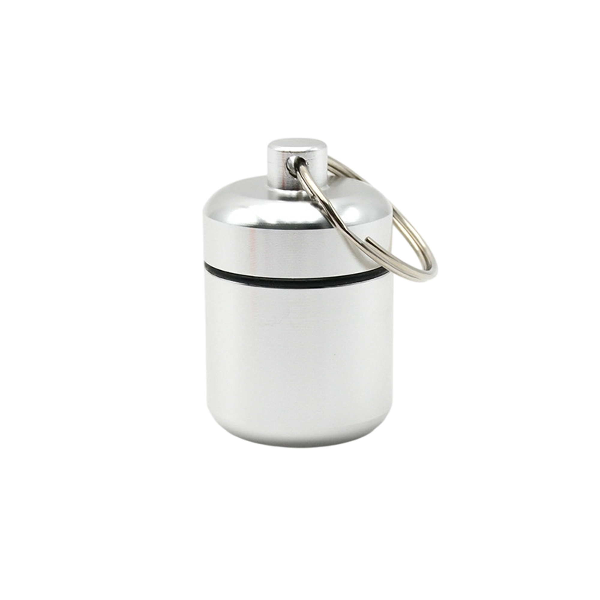 Aluminum Waterproof Portable Pill Box Keychain 12