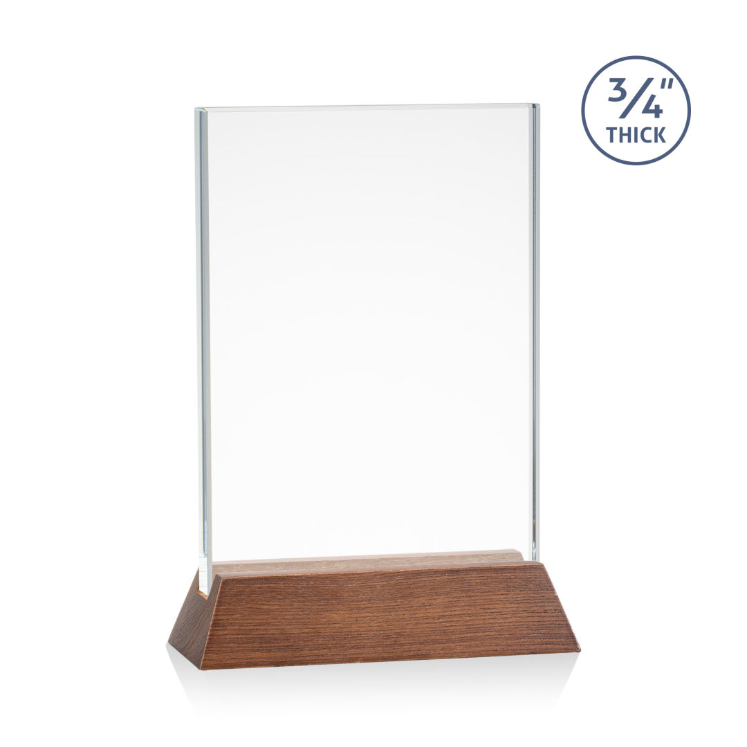 Walkerton VividPrint™ Award - Starfire/Walnut (Vert) 14