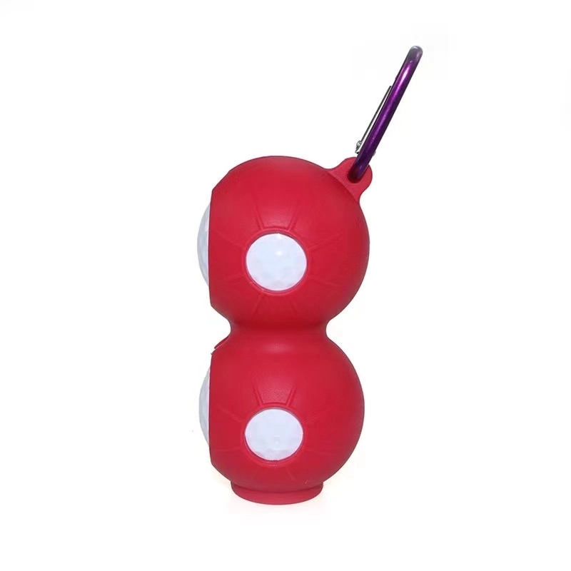 Silicone Golf Ball Holder- Double 4