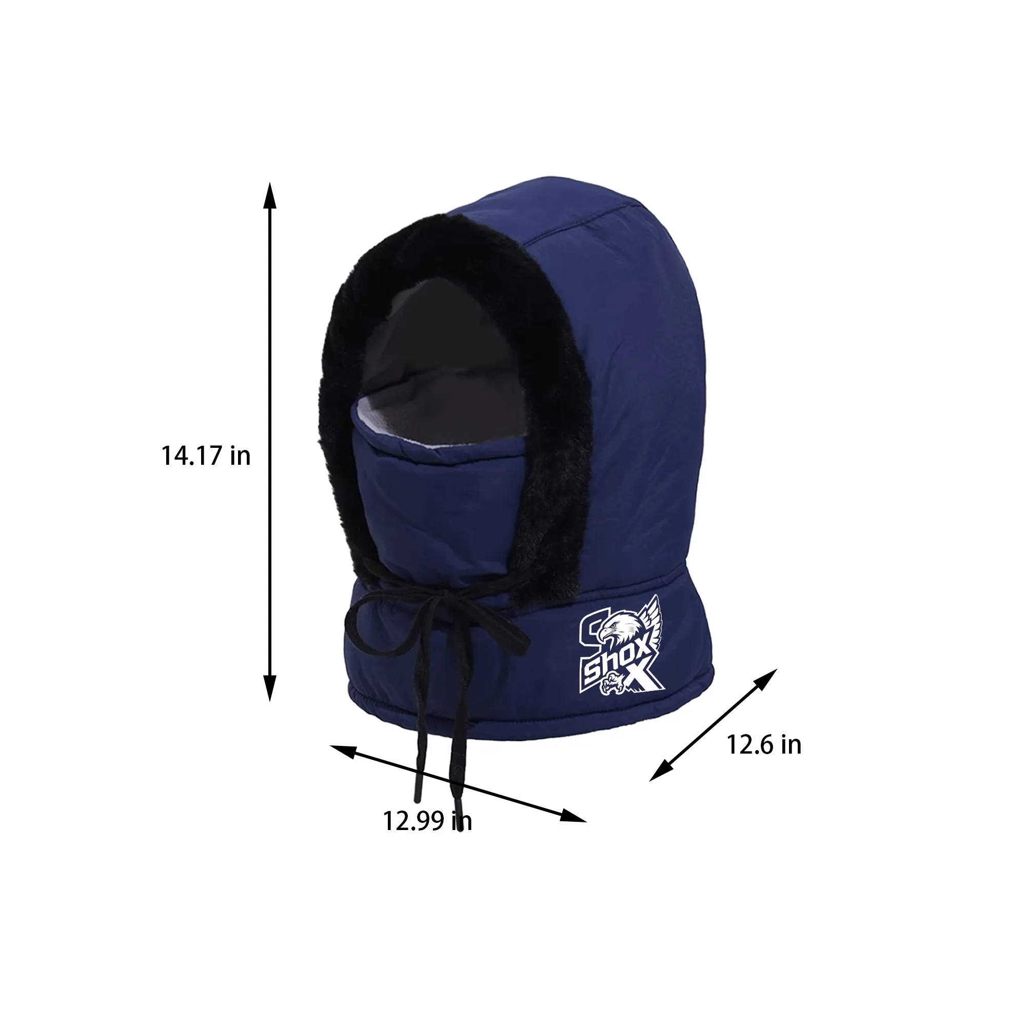 MOQ 10 Winter Trapper Hat With Fleece Neck Warmer Ski Cap 4