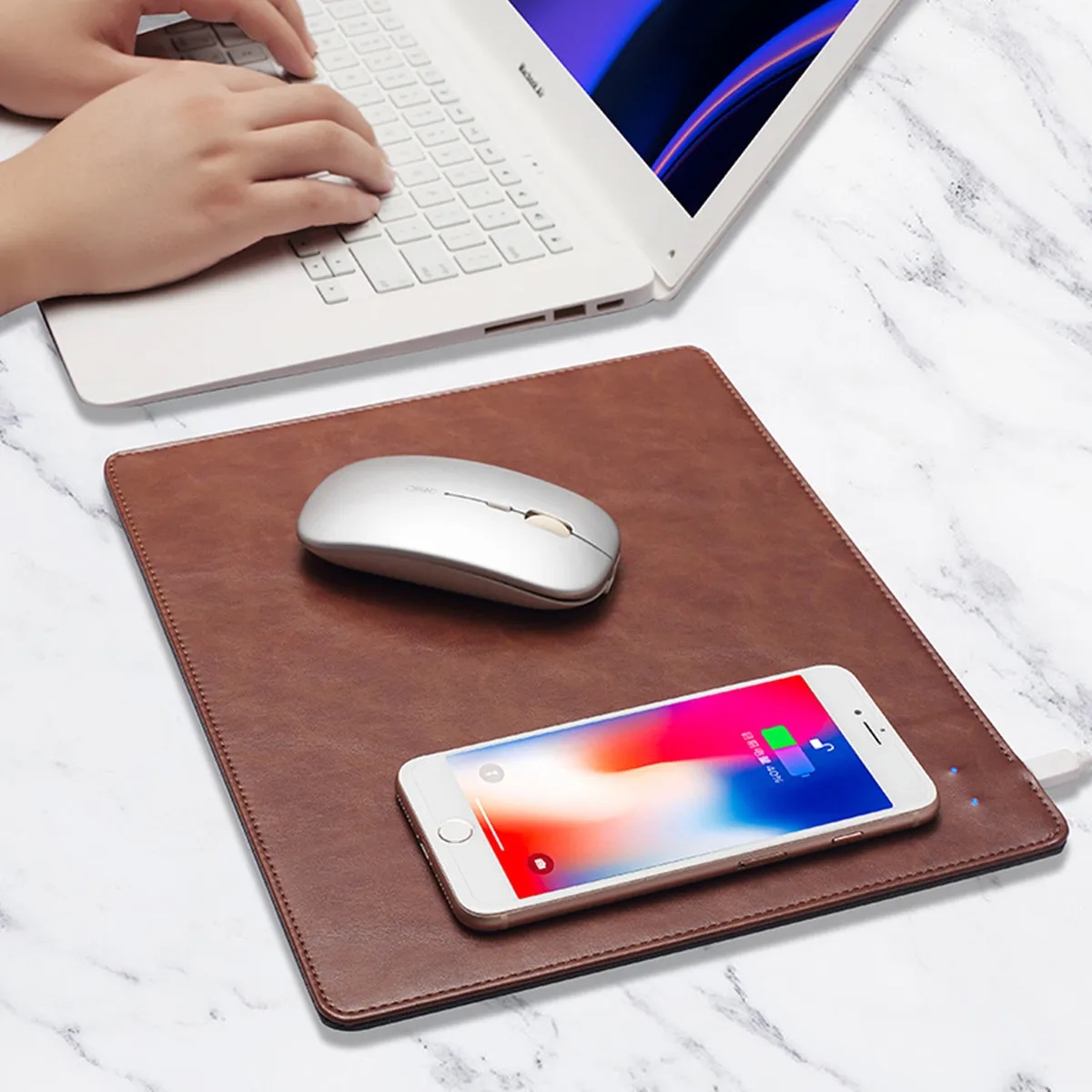Wireless Charging Mouse Pad Mat 3