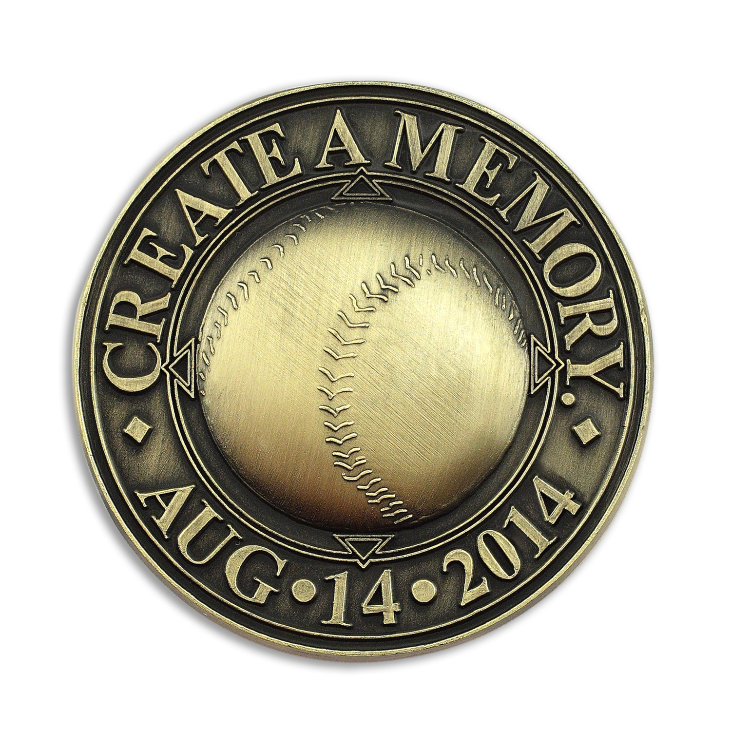 Die Struck Brass Challenge Coins (3D) 2