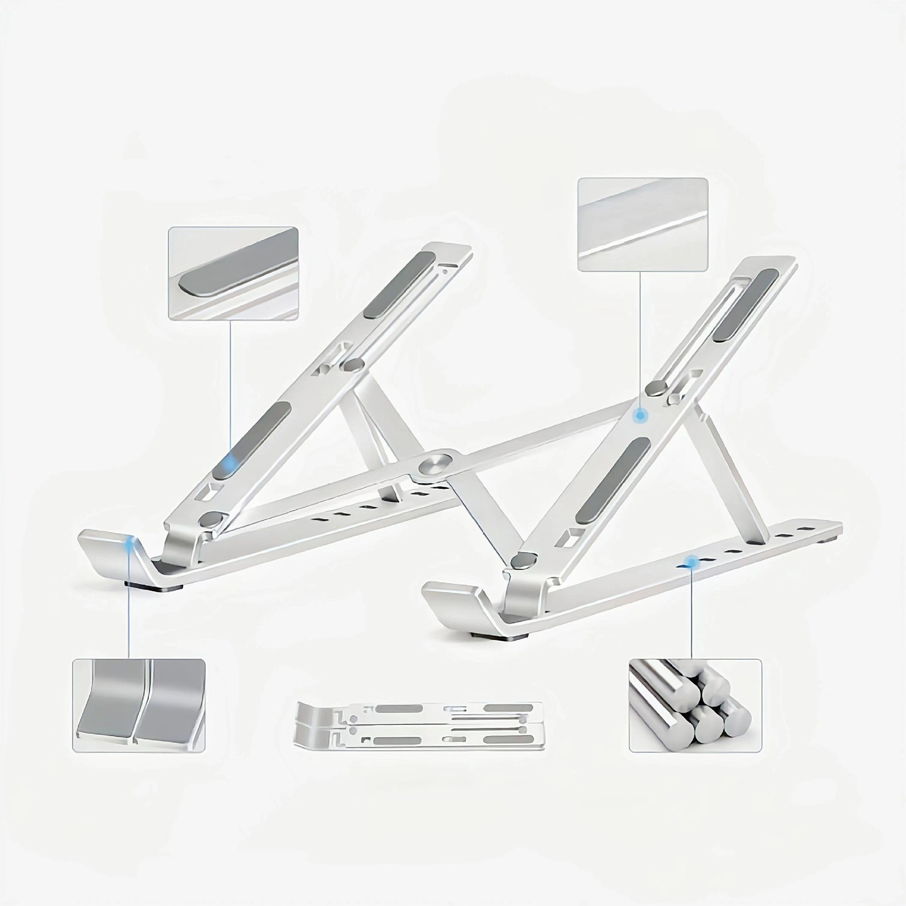 Aluminum Foldable Computer Stand With Non-Woven Bag 4