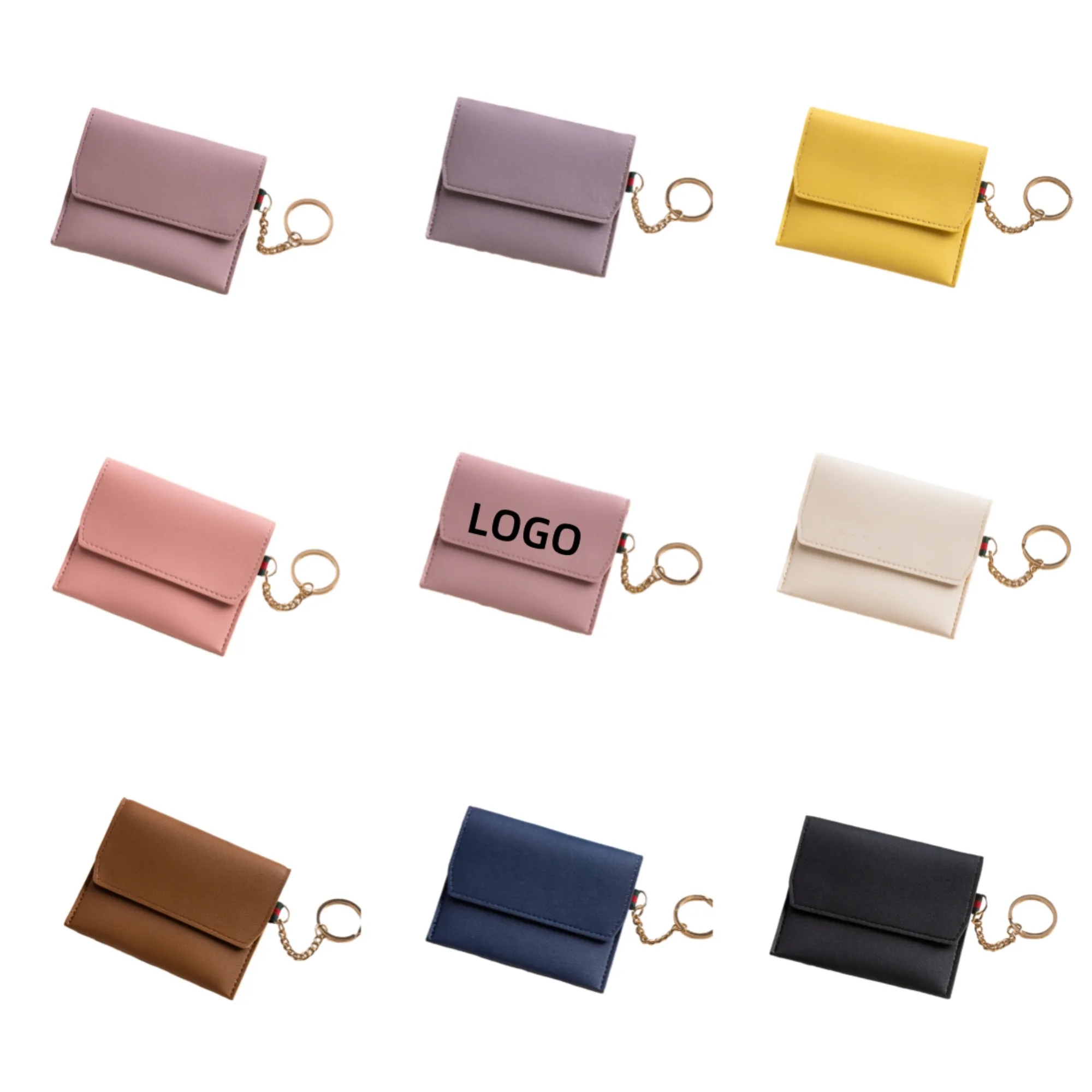 Mini Wallet Keychain Integrated ID Card Holder 4