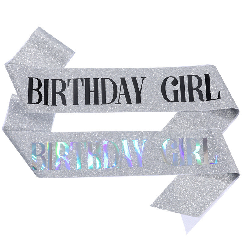 Custom Glitter Party Sash 2