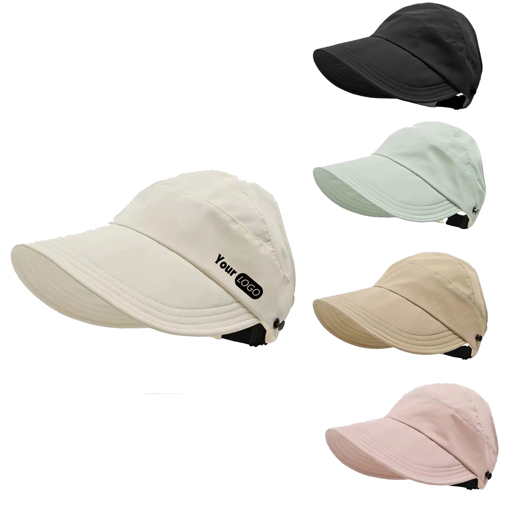 Polyester Women's Summer Outdoor Sunshade Hat 2