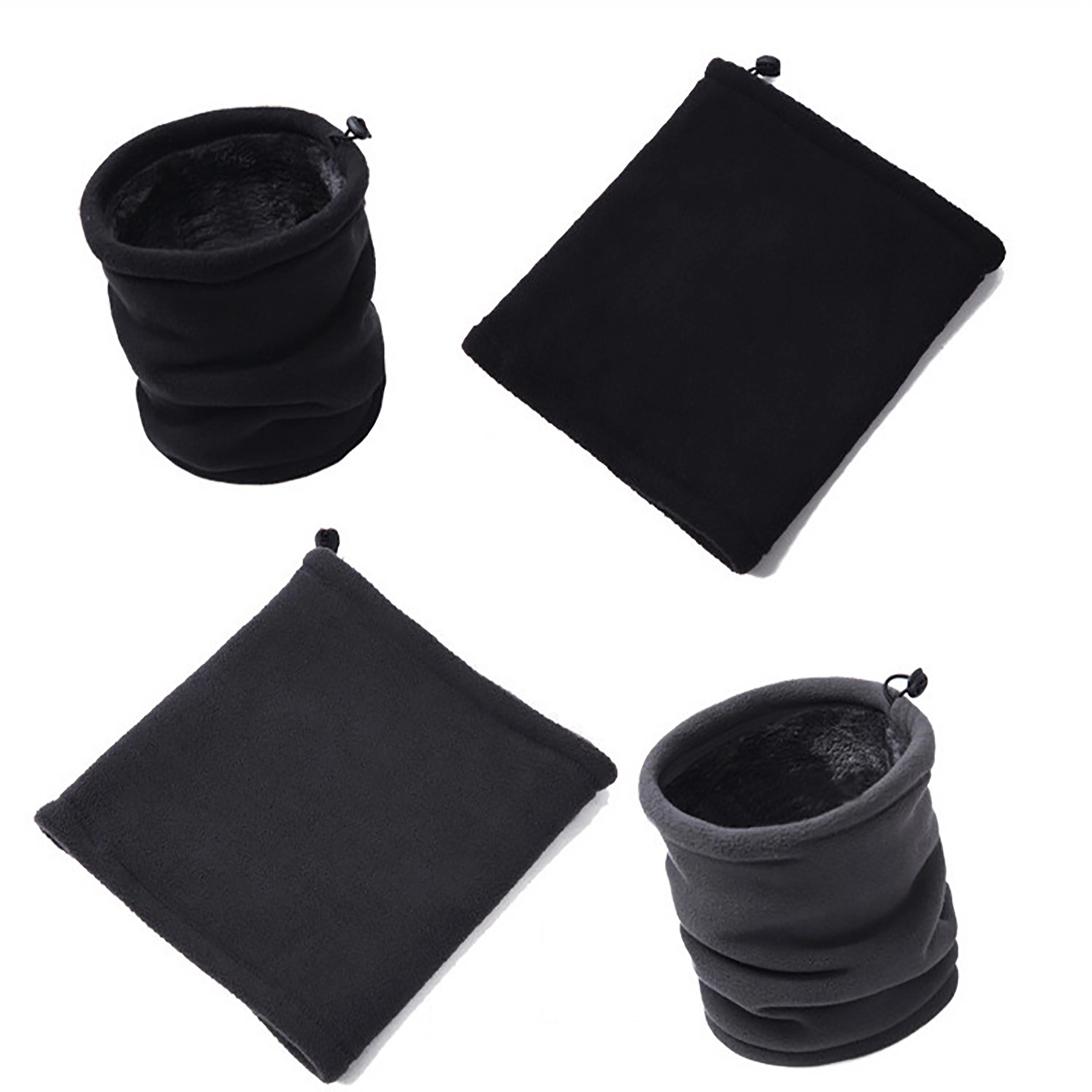 Winter Fleece Neck Gaiter Ski Tube Scarf for Men Women 3