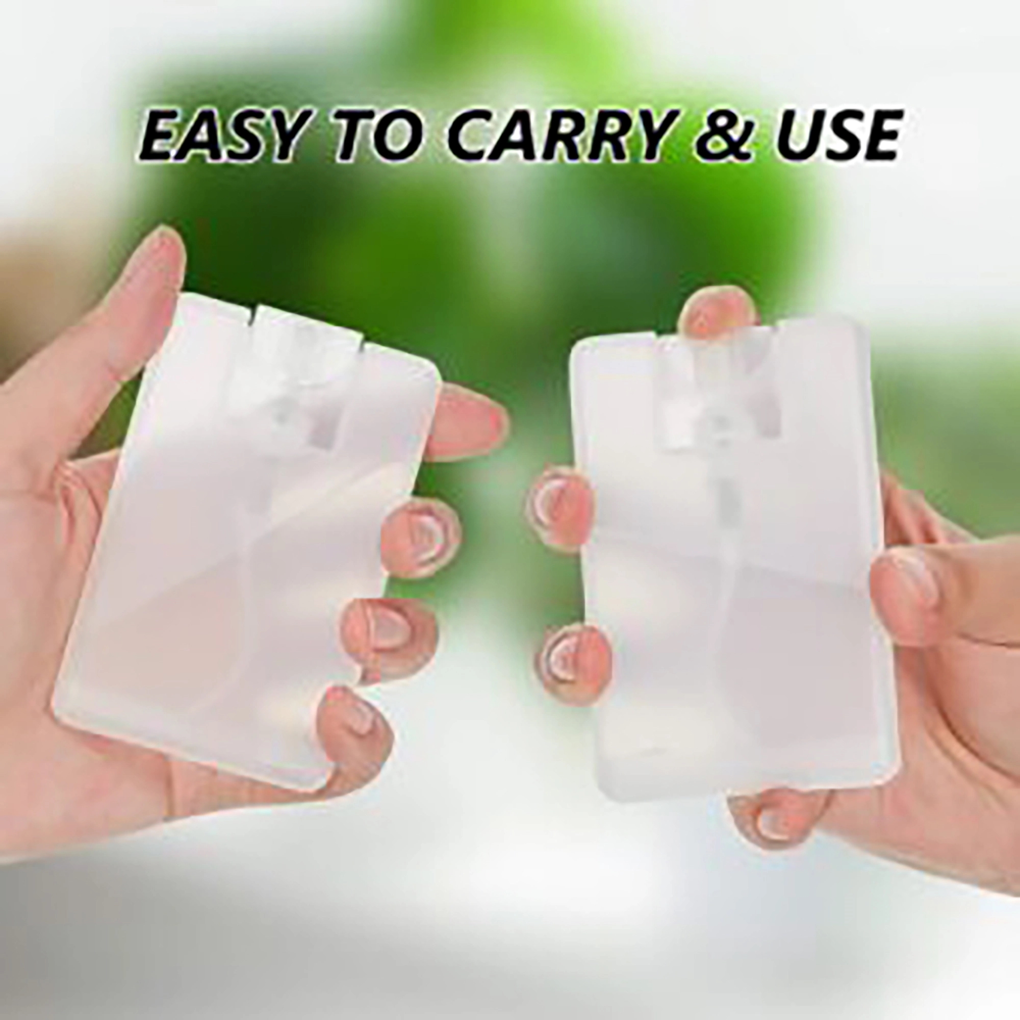 0.7 oz Empty Credit Card Shaped Hand Sanitizer Spray Bottles 2