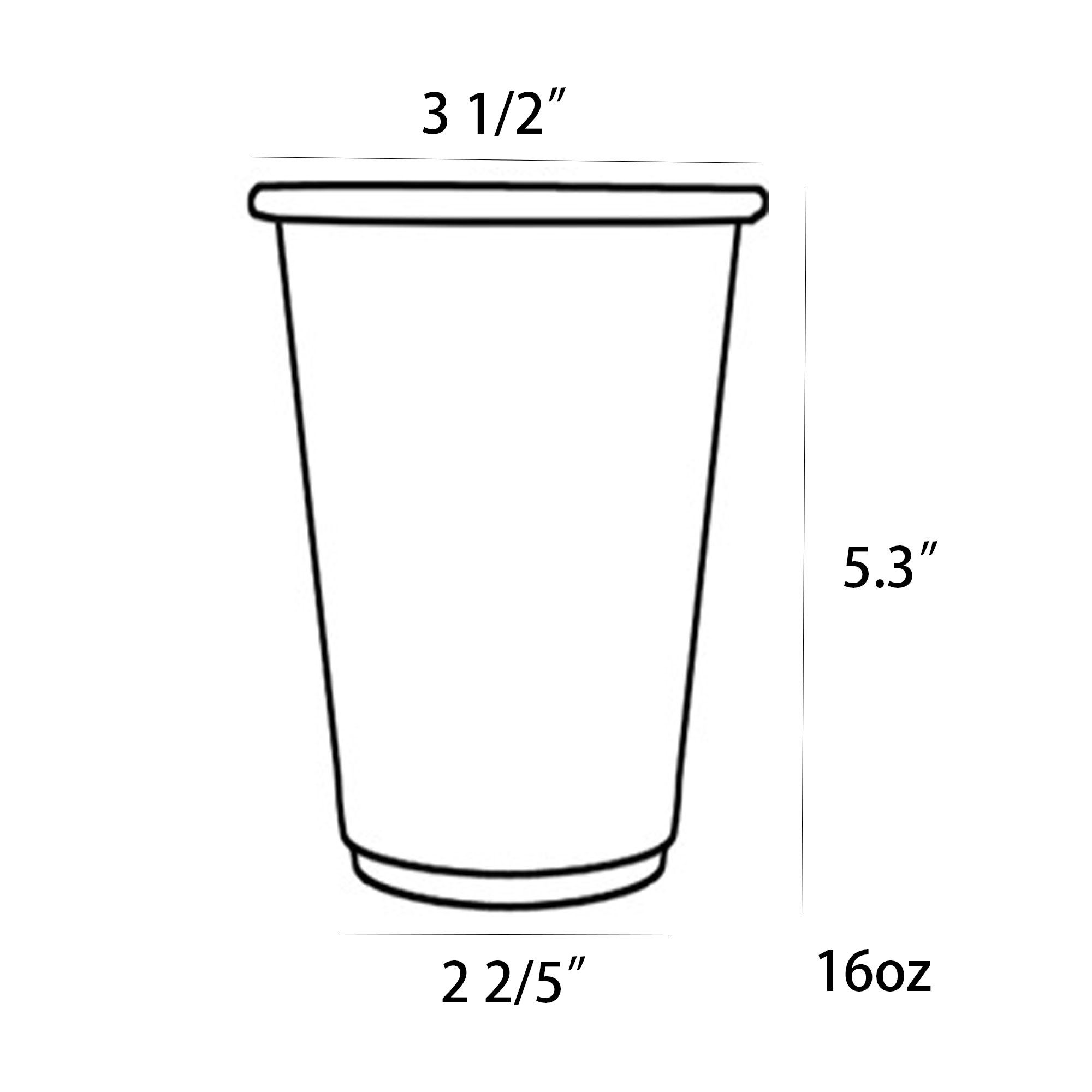 16OZ Hollow Double-Layer Thick Coffee Paper Cup 2