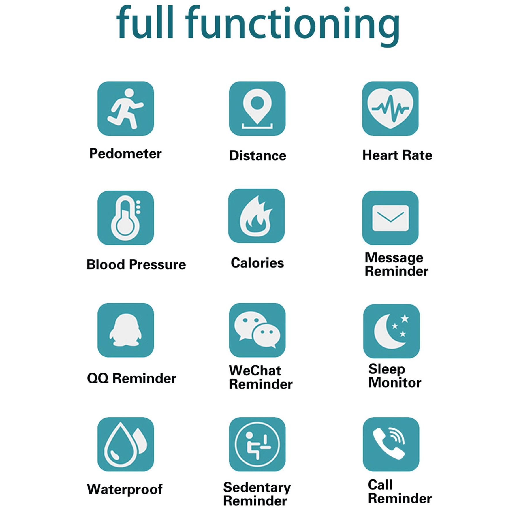 Fitness Tracker with Heart Rate Blood Pressure Monitor 5