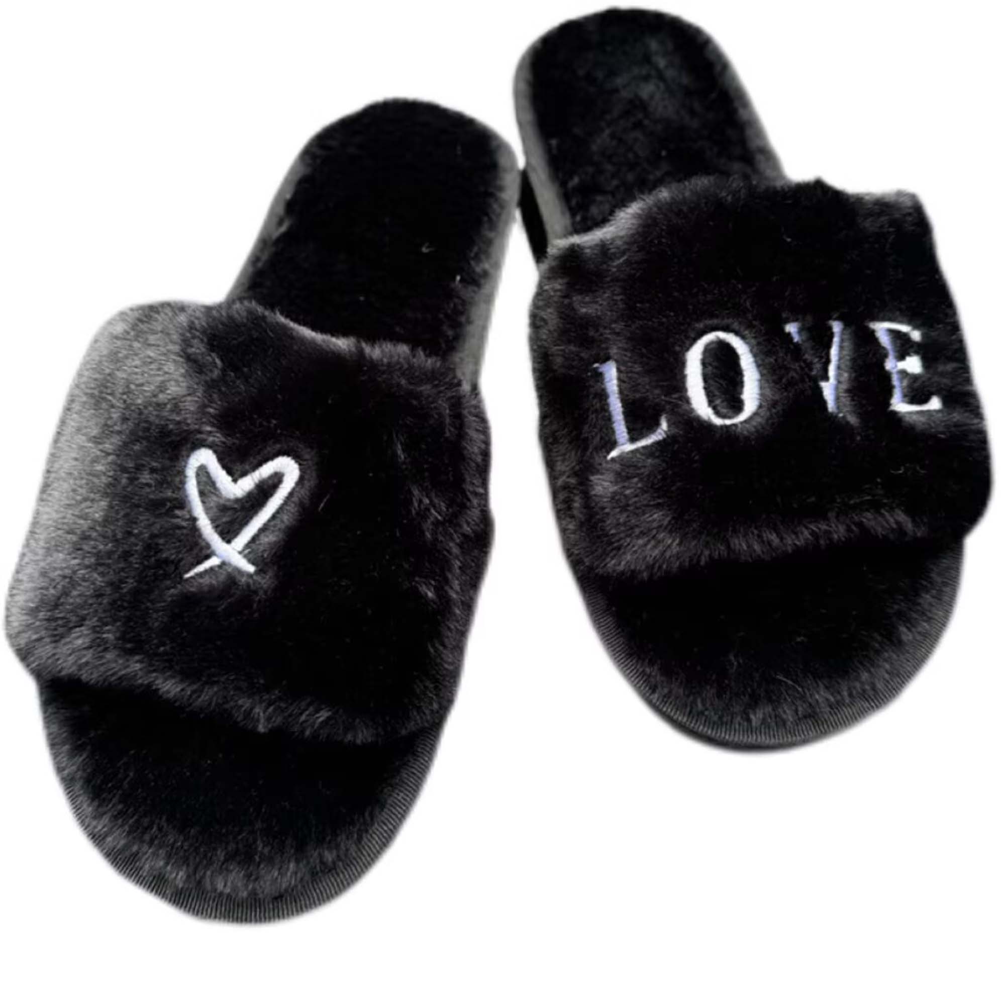 Faux Rabbit Fur Home Slippers 2