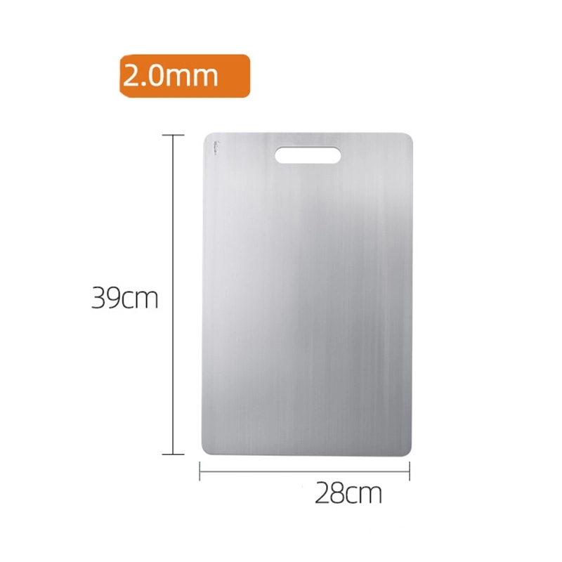 Non-Slip Stainless Steel Cutting Board 6