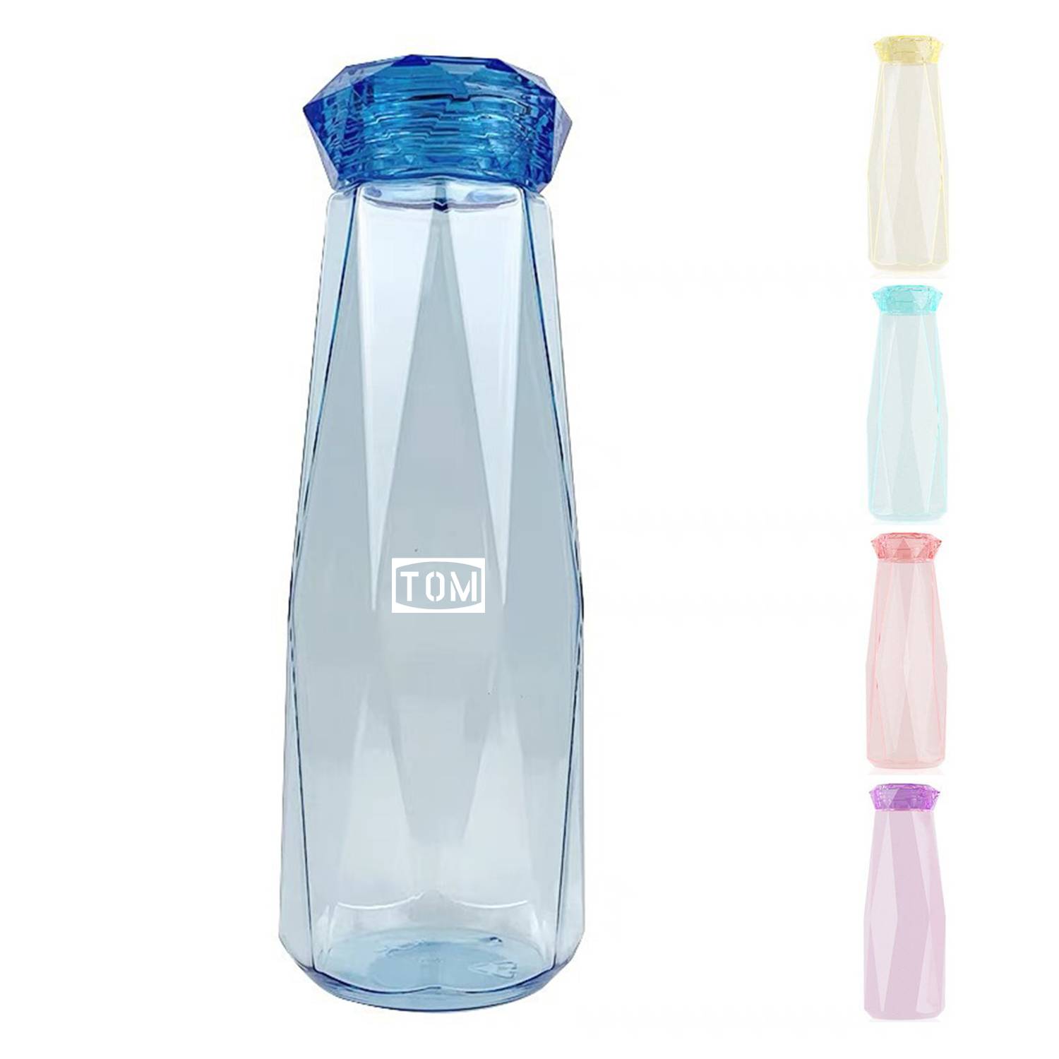 13.5-17Oz Diamond Shape Reusable Glass Bottle 8