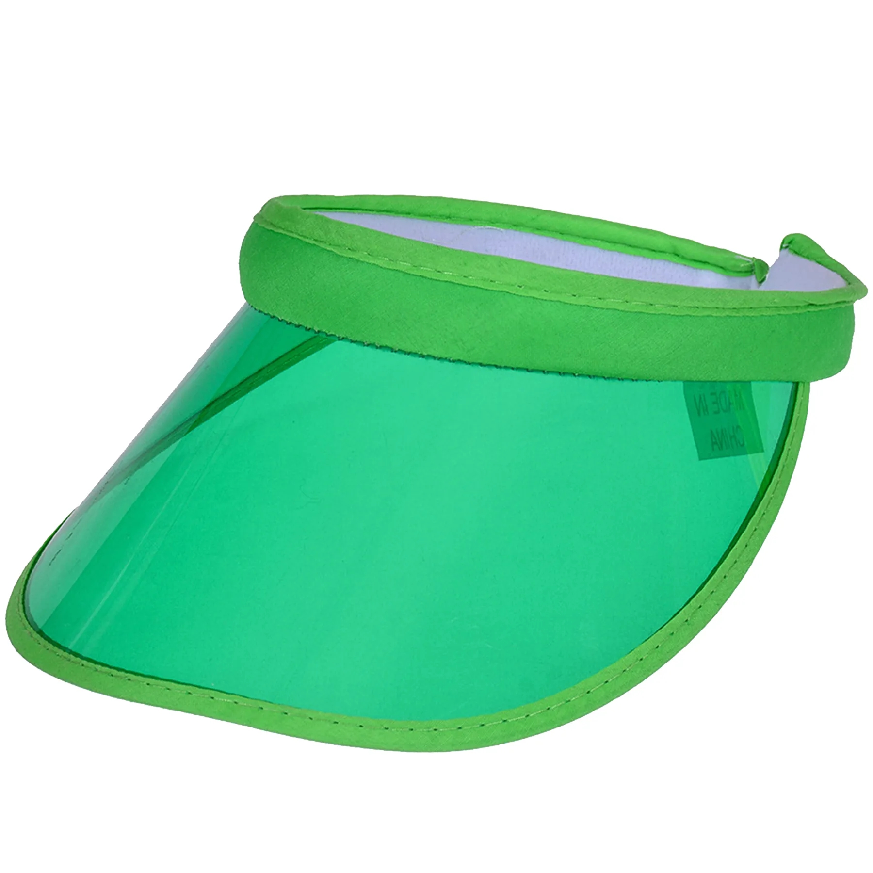 Unisex Sun Visors Plastic Clear Cap 6