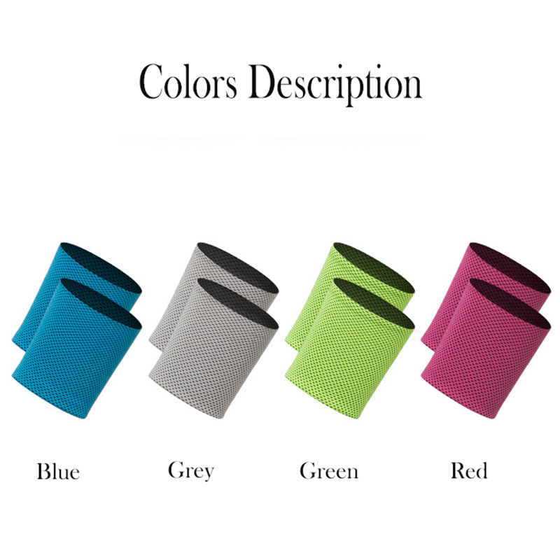 160gms Polyester Nylon Full Cooling Sports Wristband 6