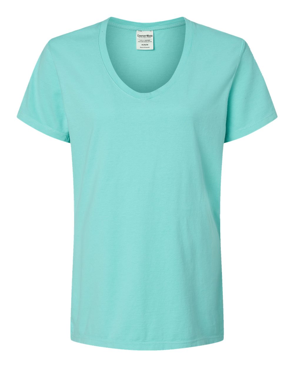 Women's Garment-Dyed V-Neck T-Shirt - GDH125 4