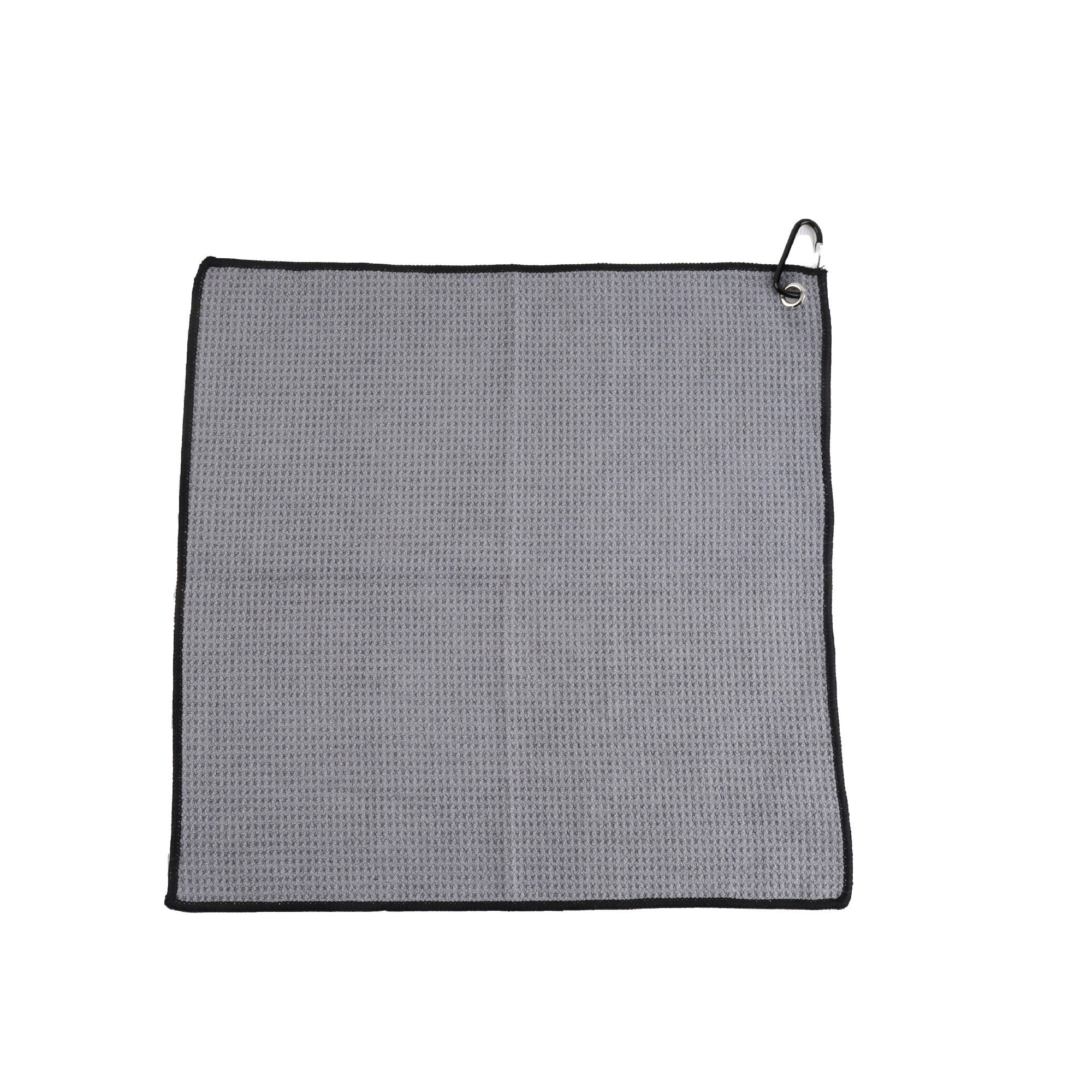 Twelve Inch By Twelve Inch Waffle Microfiber Golf Towel With Grommet 6