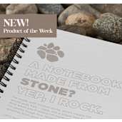 5” x 7” Mineral Stone Field Spiral  Notebook 38
