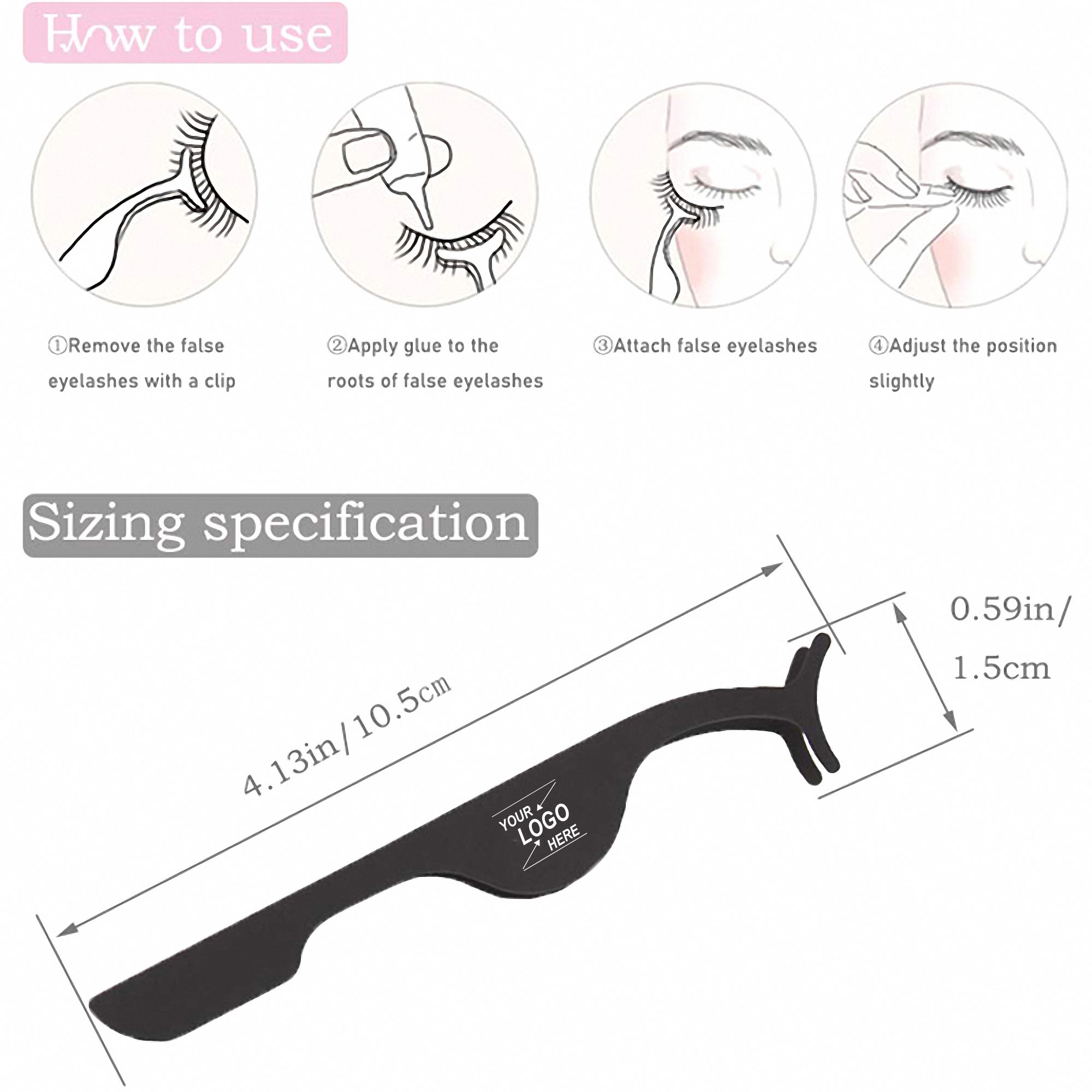 Precision Eyelash Extension Tweezers 2
