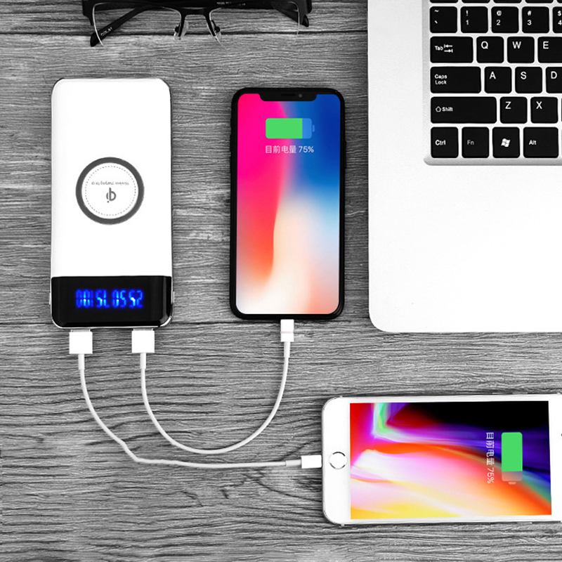 Portable Power Bank w/Wireless Charging Pad 2