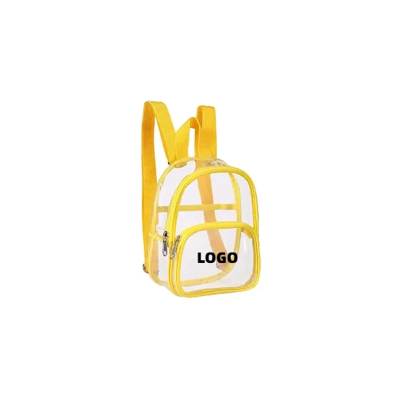 Clear PVC Waterproof Sports Backpack 4