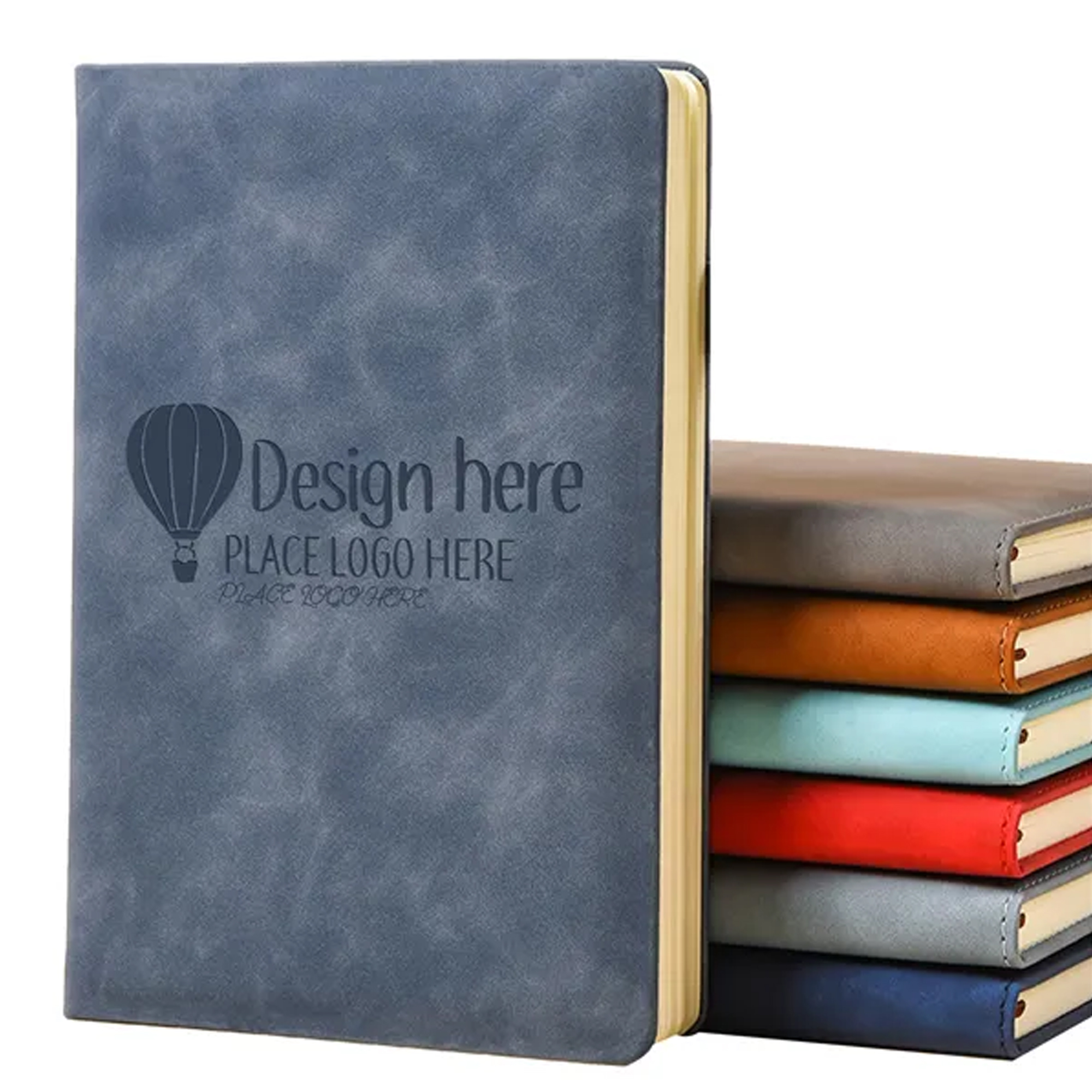PU Leather A5 Notebook 100 Pages with Bookmark 4