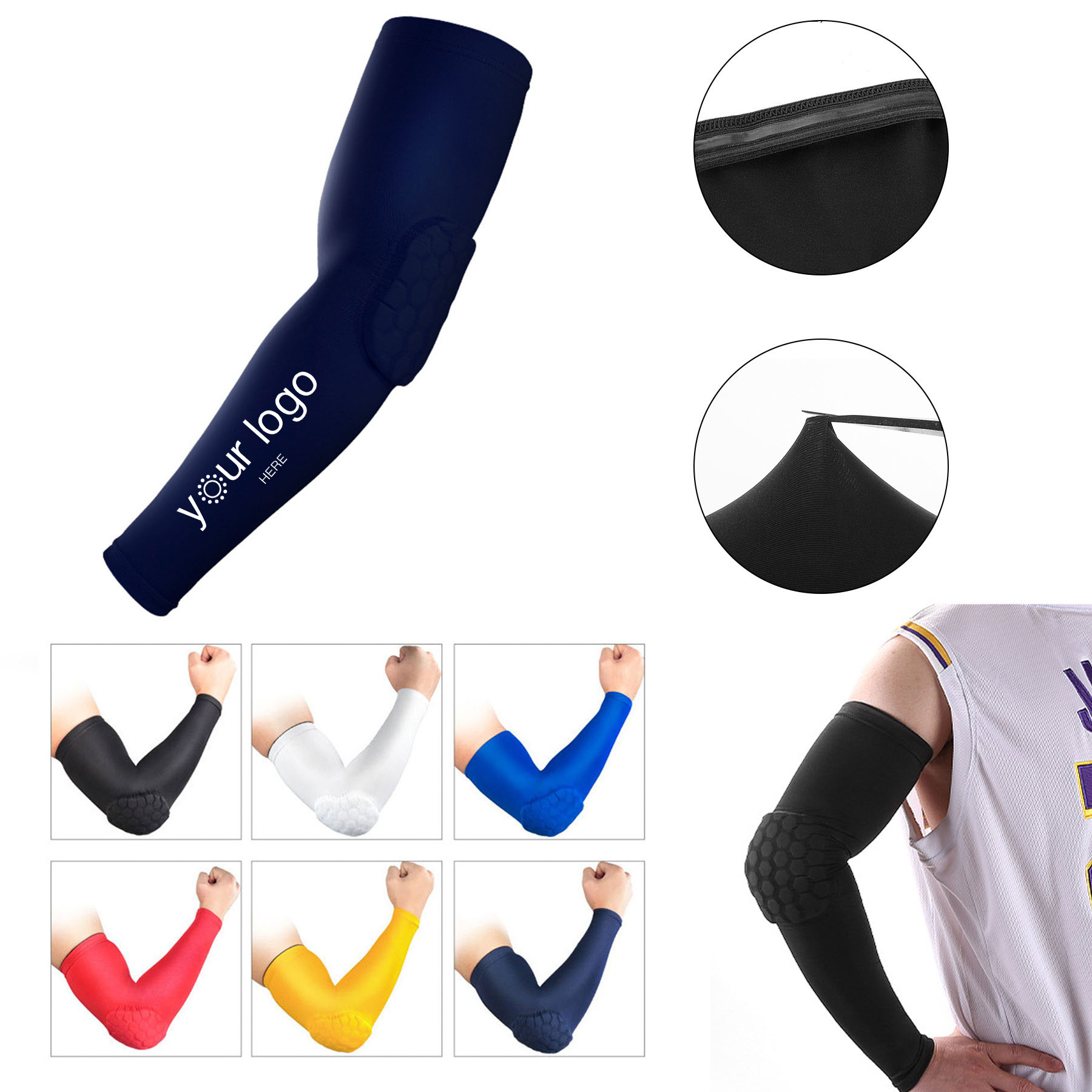 Sports Anti-collision Anti Slippery Armguard 2